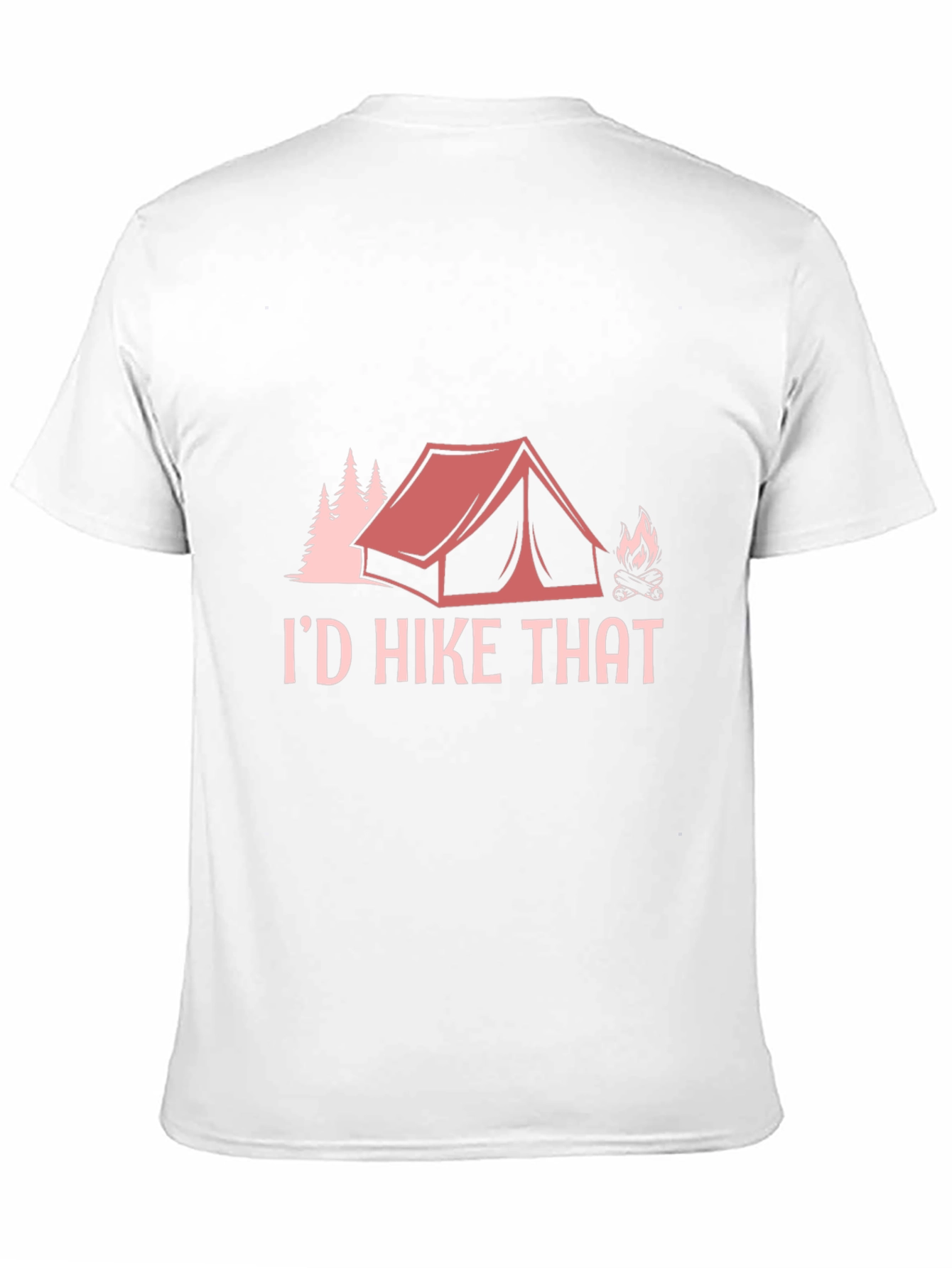Hike That Camping Graphic Tee - Black Cotton T-Shirt