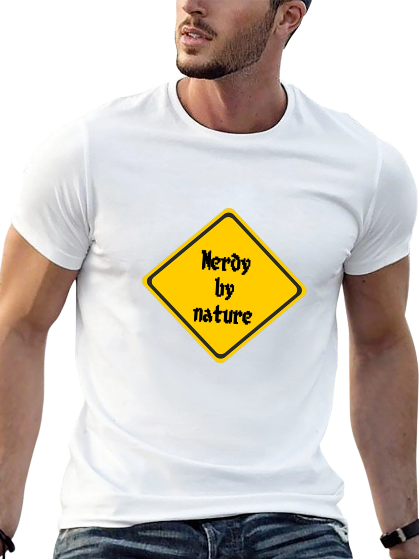 Nerdy by Nature T-Shirt - Black Cotton Tee