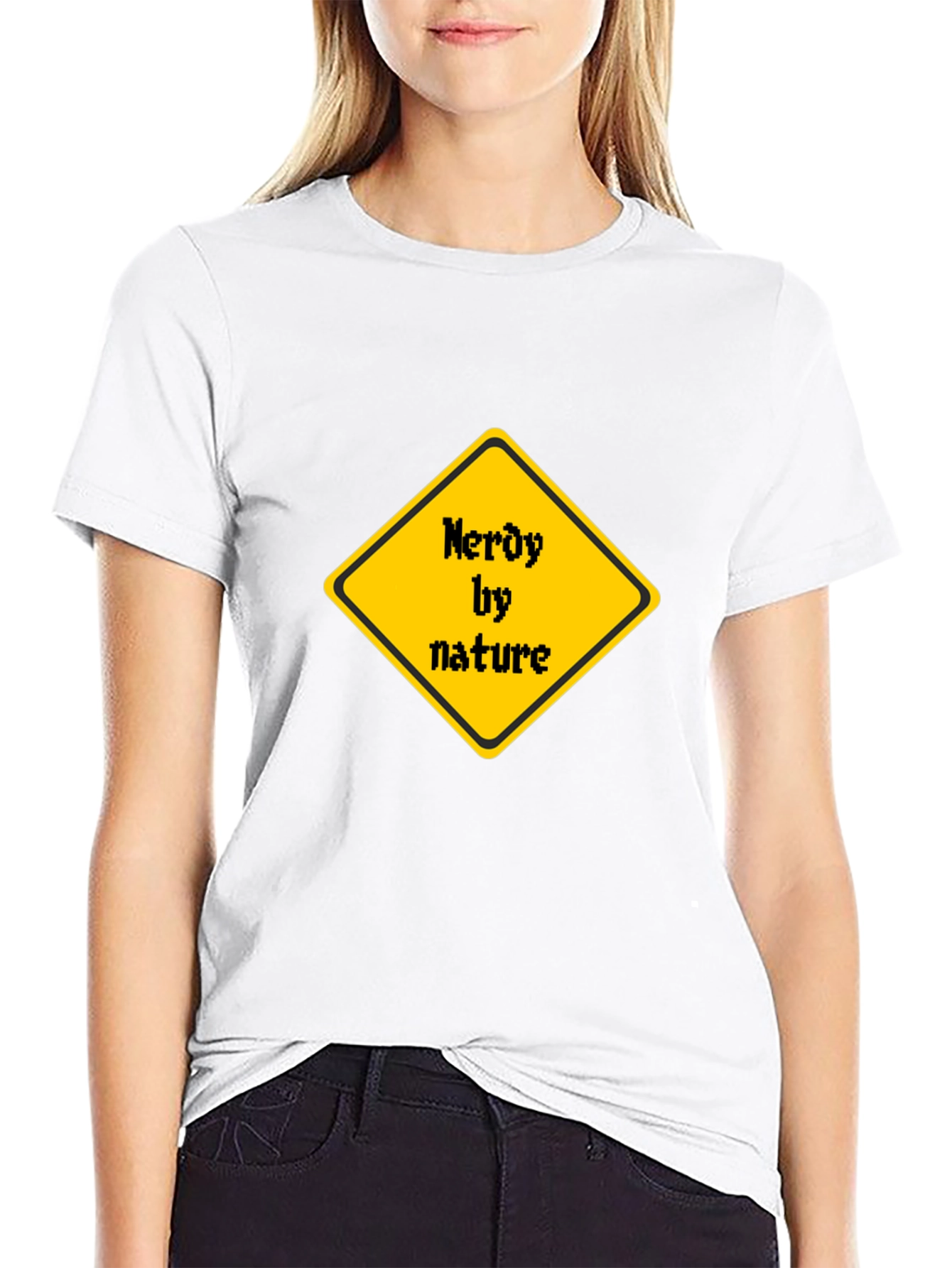 Nerdy by Nature T-Shirt - Black Cotton Tee