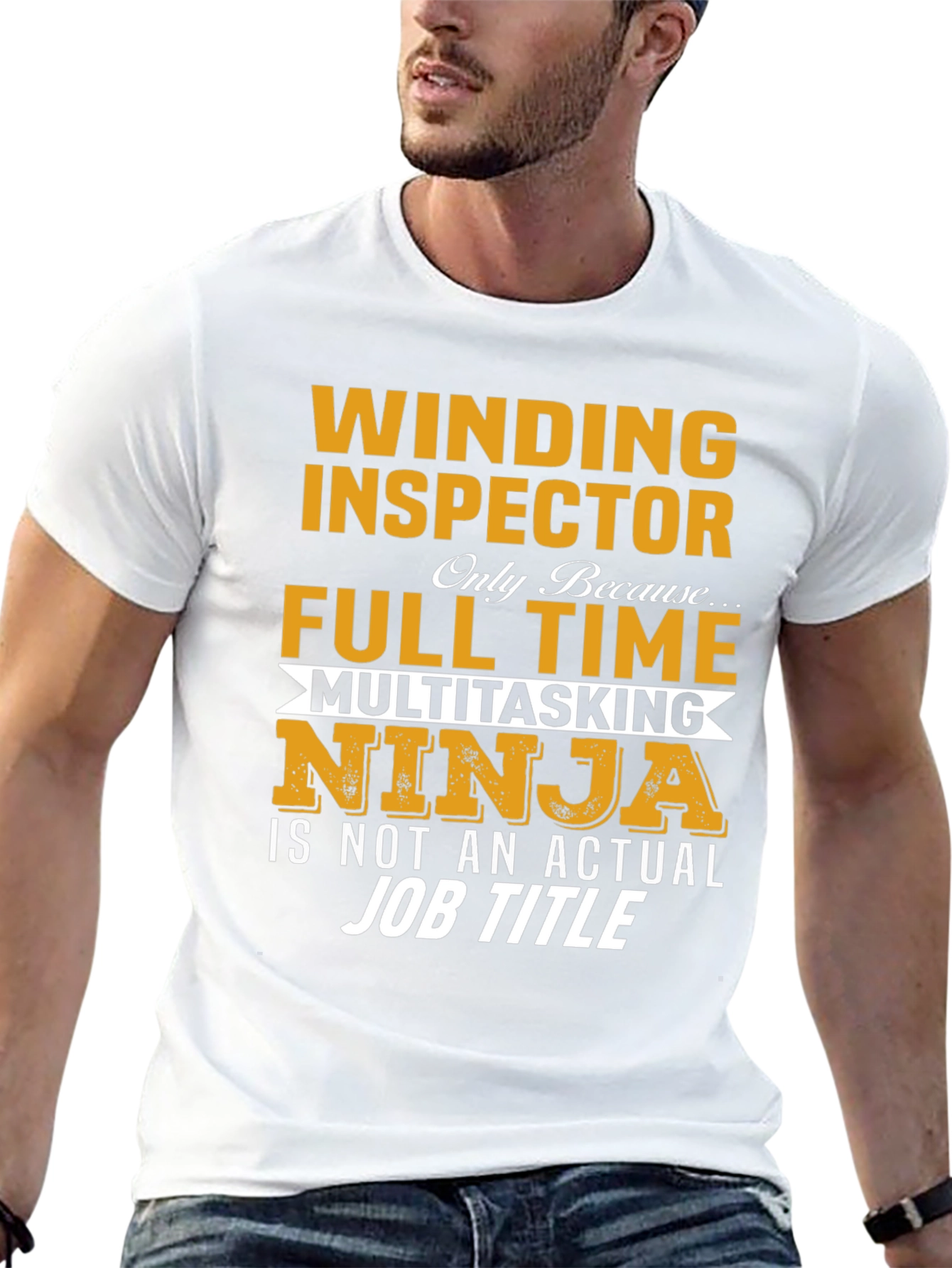 Winding Inspector Full Time Ninja T-Shirt