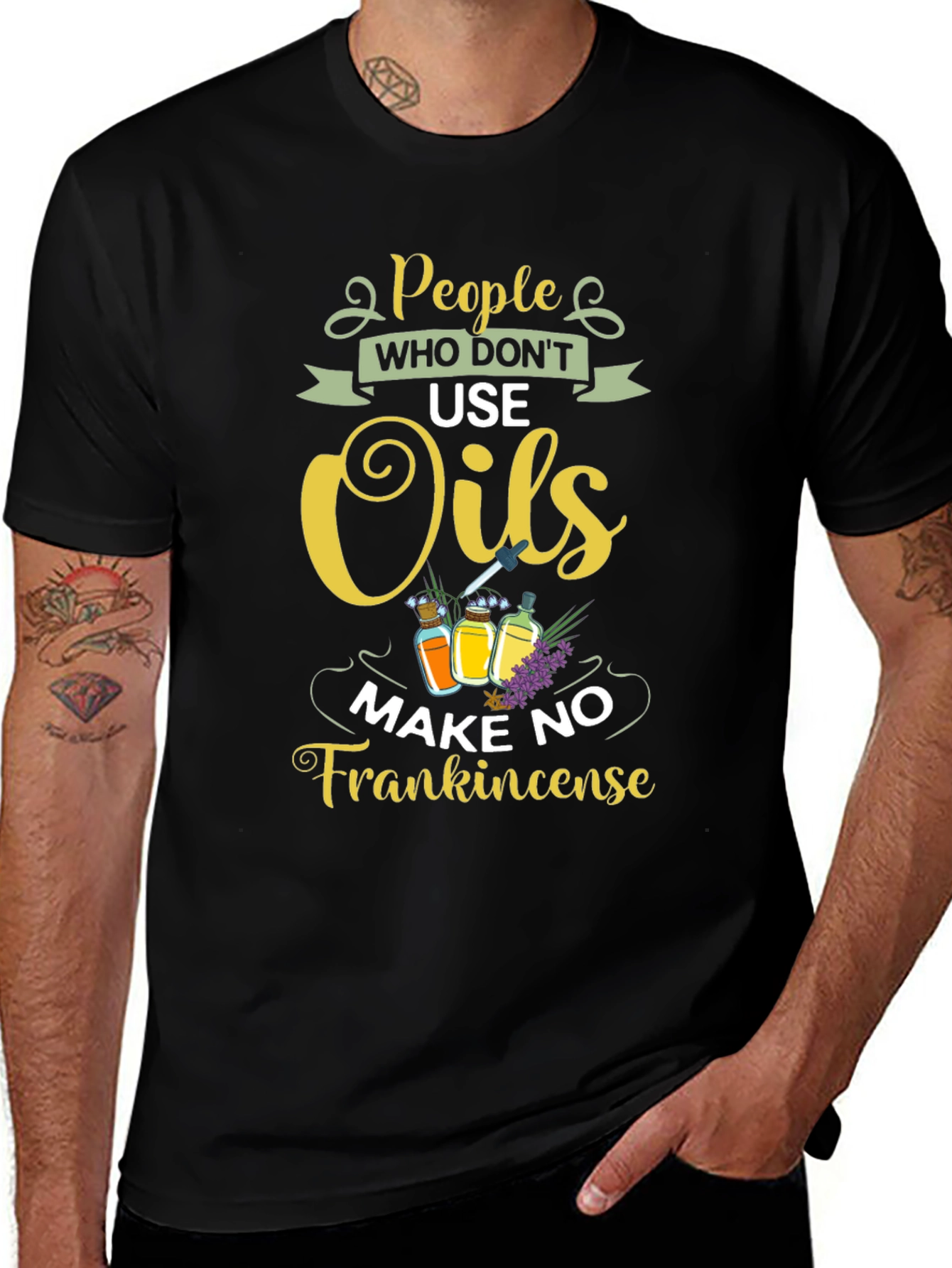 Essential Oils T-Shirt - Frankincense Design