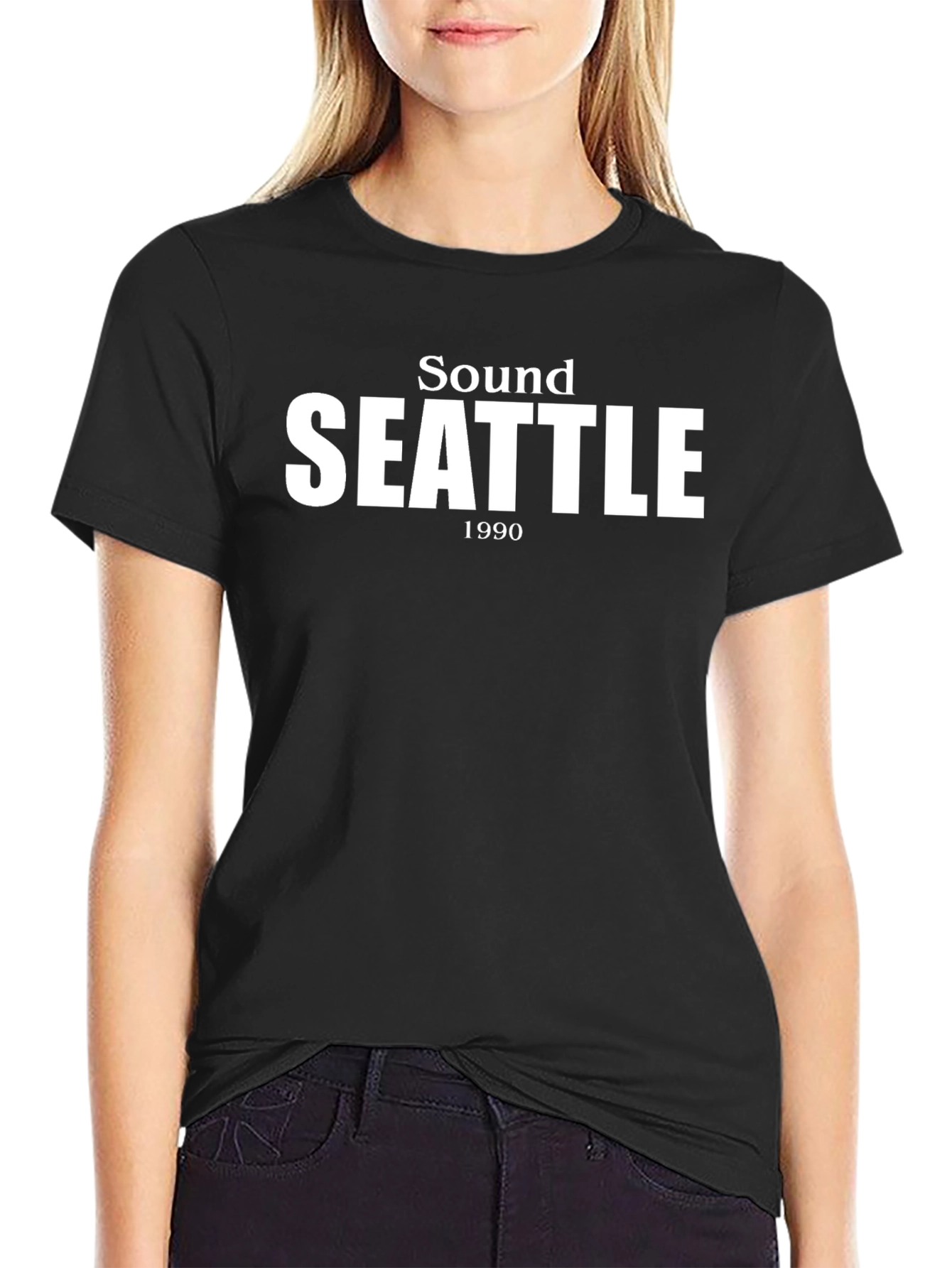 Sound Seattle 1990 T-Shirt - Black