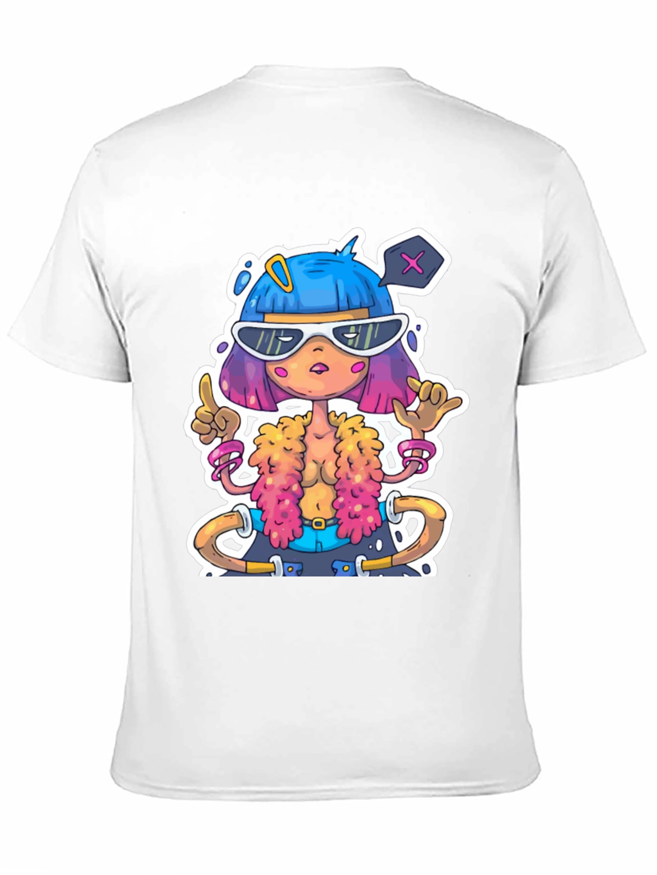 Cartoon Character Graphic Tee - Unique Style
