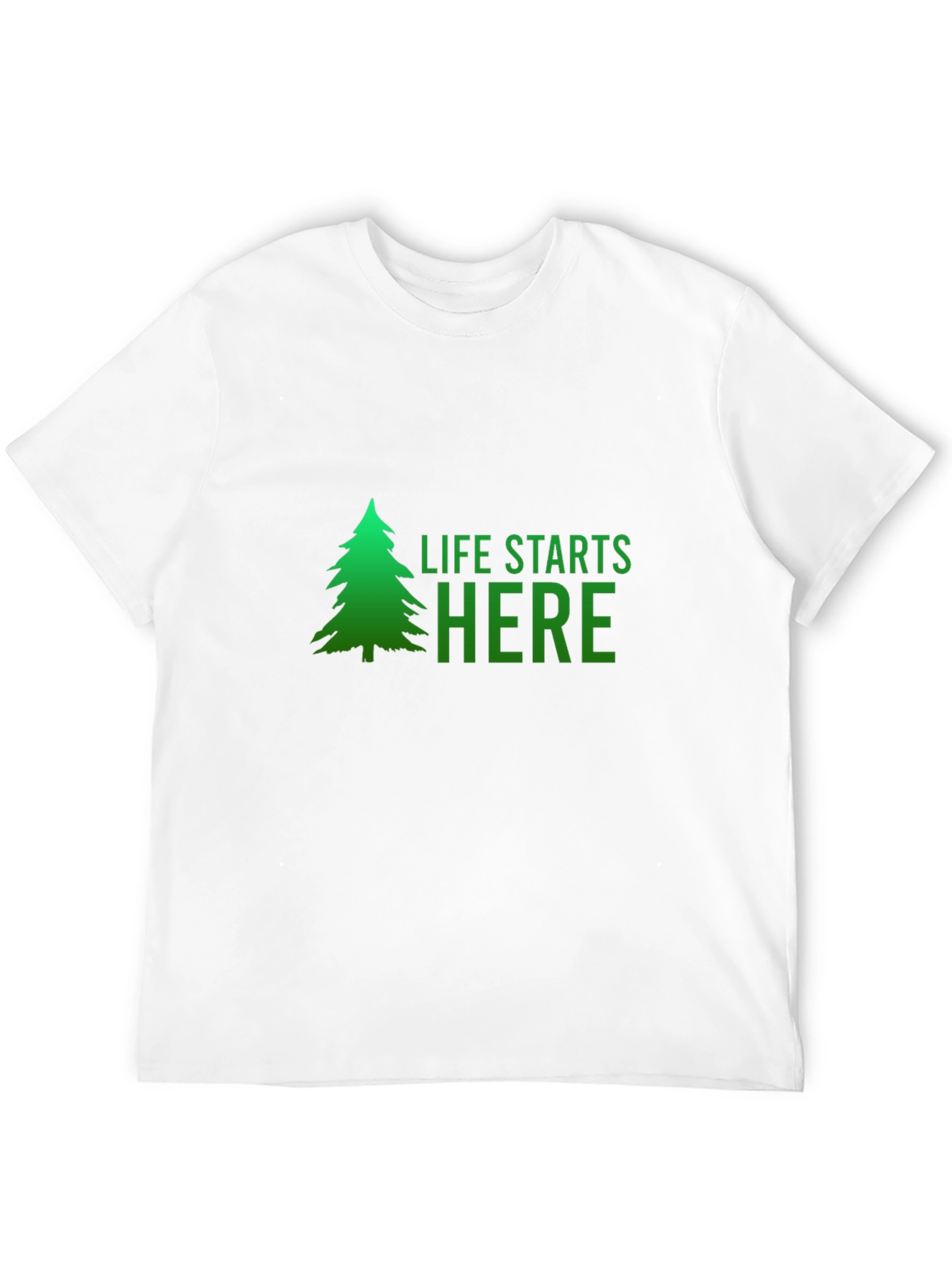 Life Starts Here Graphic Tee - Nature Inspired T-Shirt
