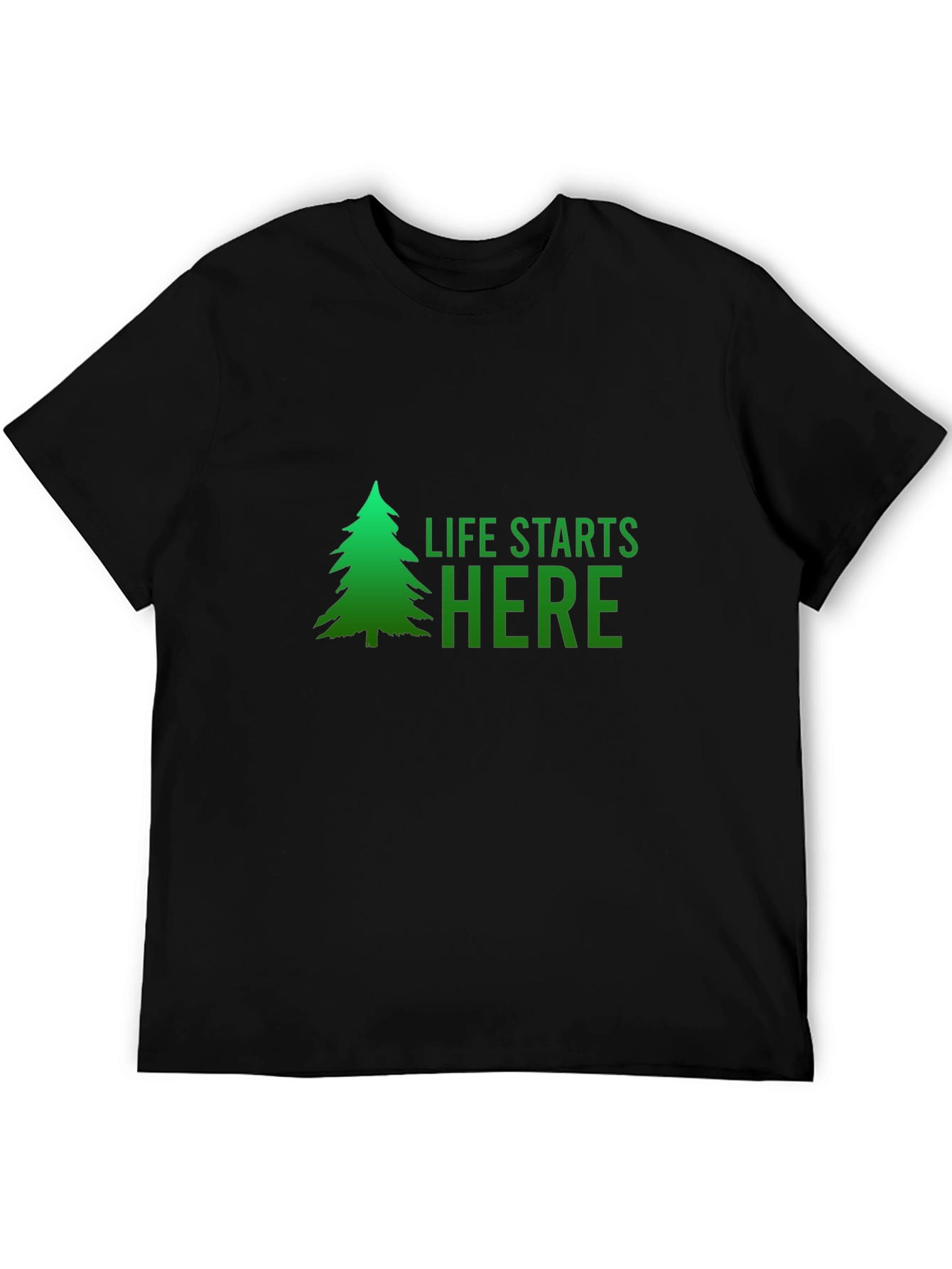 Life Starts Here Graphic Tee - Nature Inspired T-Shirt