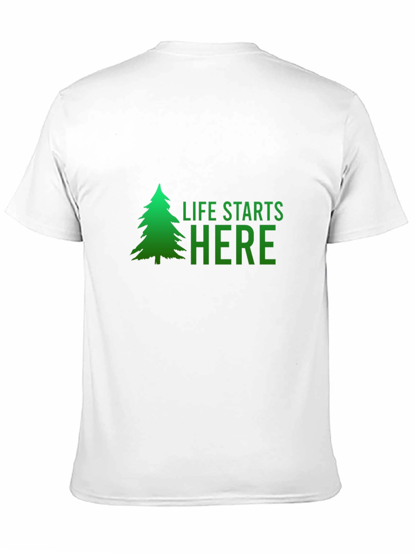 Life Starts Here Graphic Tee - Nature Inspired T-Shirt
