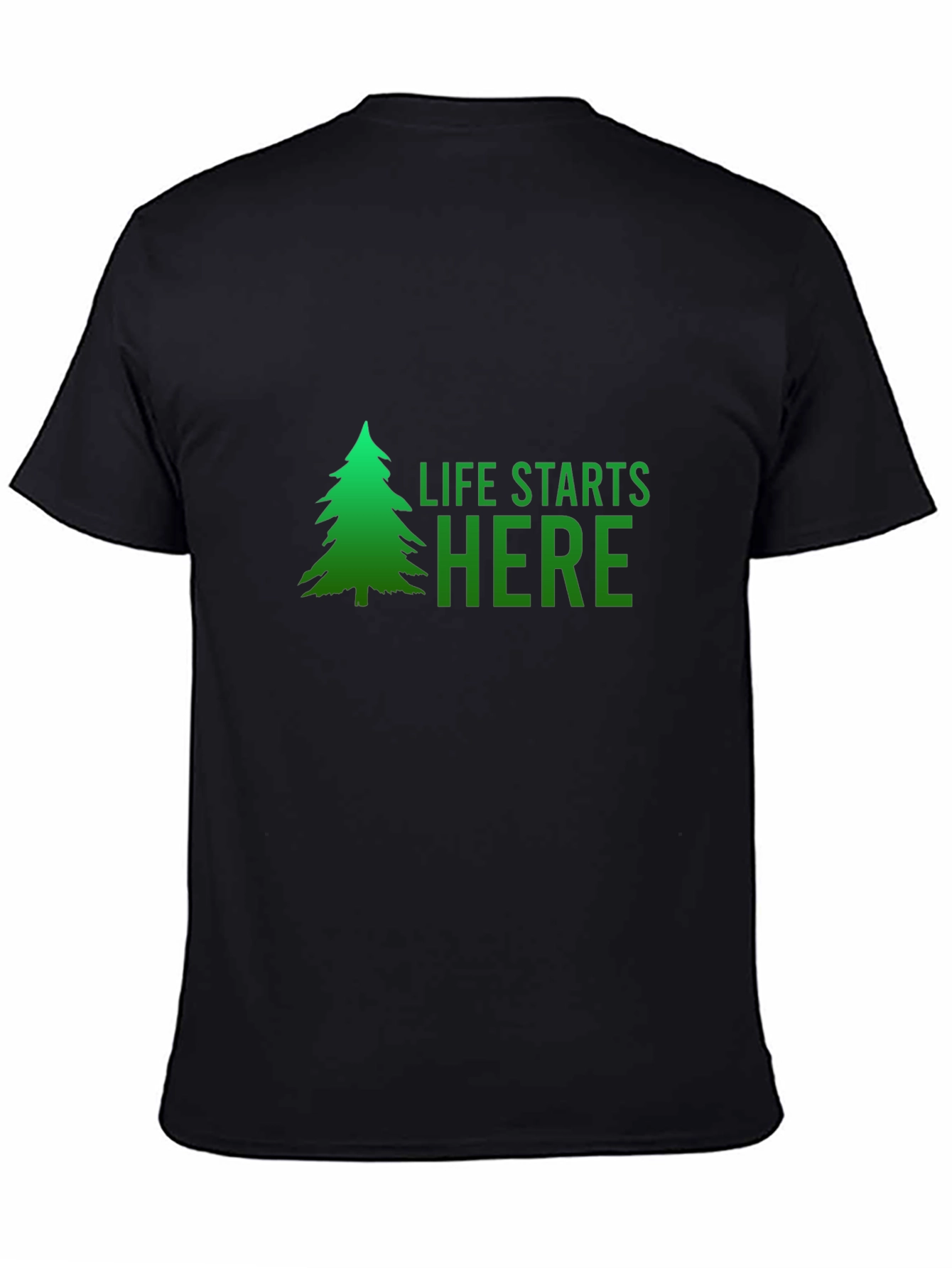 Life Starts Here Graphic Tee - Nature Inspired T-Shirt