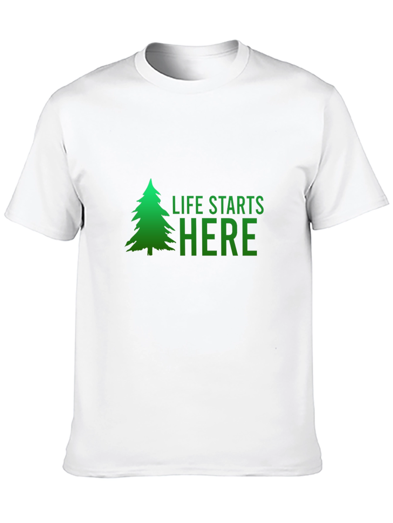 Life Starts Here Graphic Tee - Nature Inspired T-Shirt