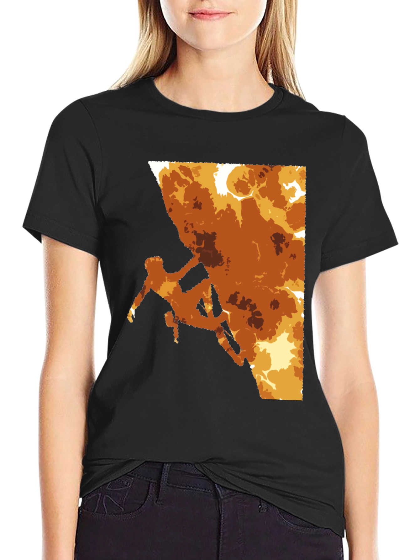 Climbing Silhouette Graphic T-Shirt - Adventure Ready