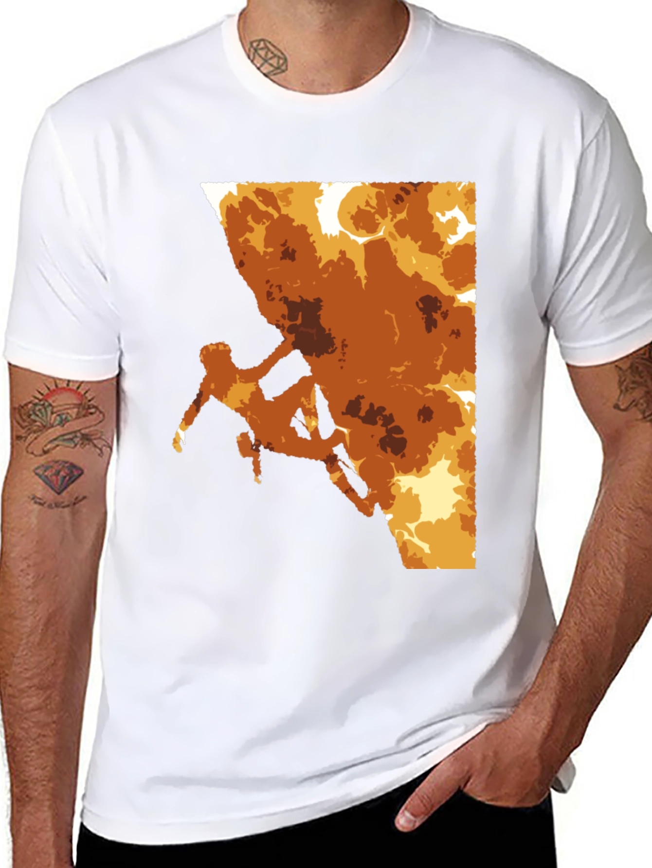 Climbing Silhouette Graphic T-Shirt - Adventure Ready