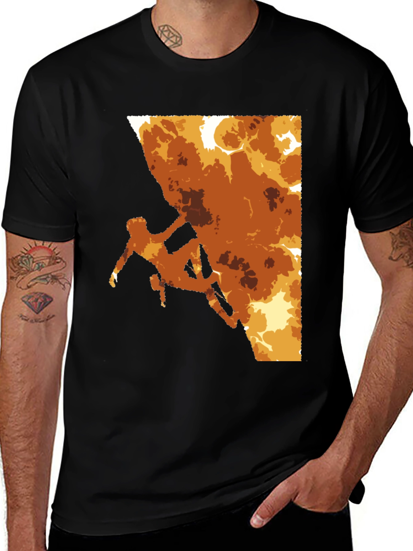 Climbing Silhouette Graphic T-Shirt - Adventure Ready