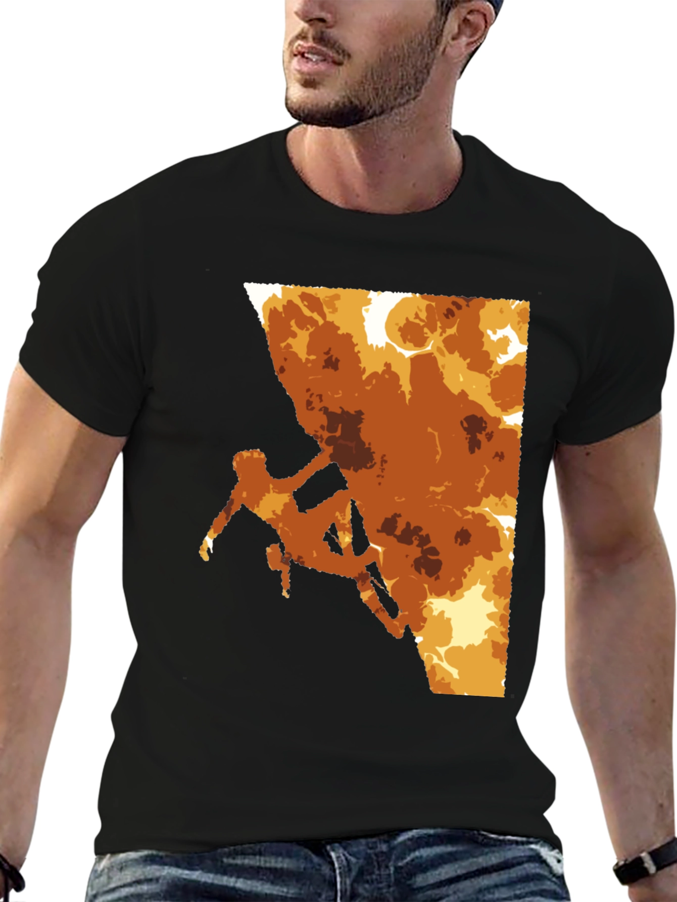 Climbing Silhouette Graphic T-Shirt - Adventure Ready