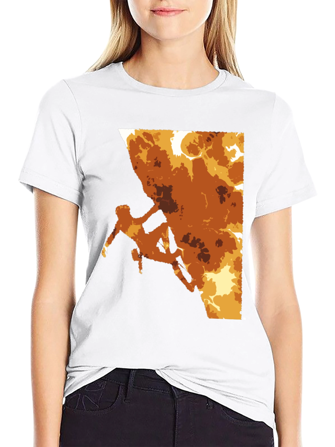 Climbing Silhouette Graphic T-Shirt - Adventure Ready