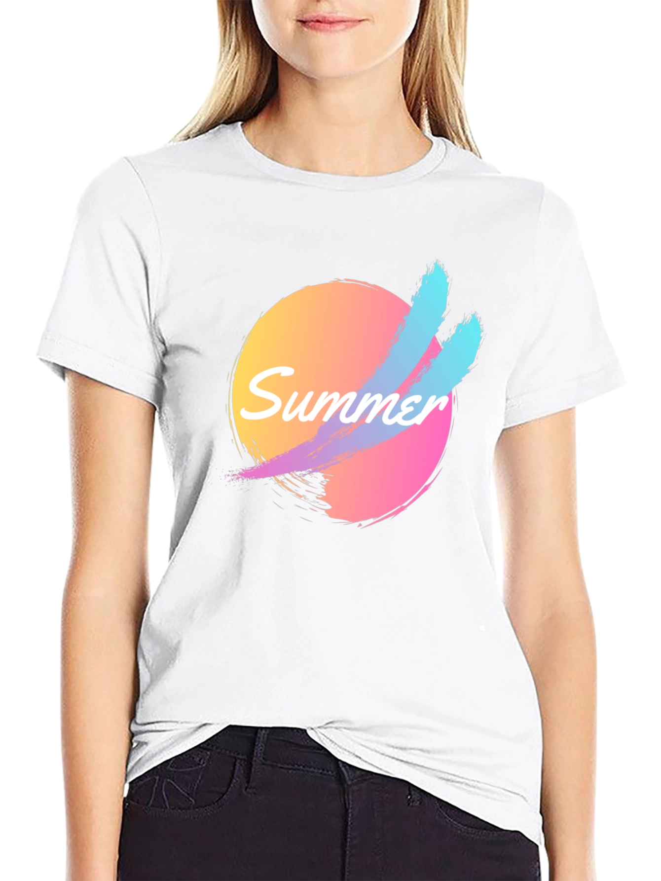 Retro Summer Vibes T-Shirt - Black
