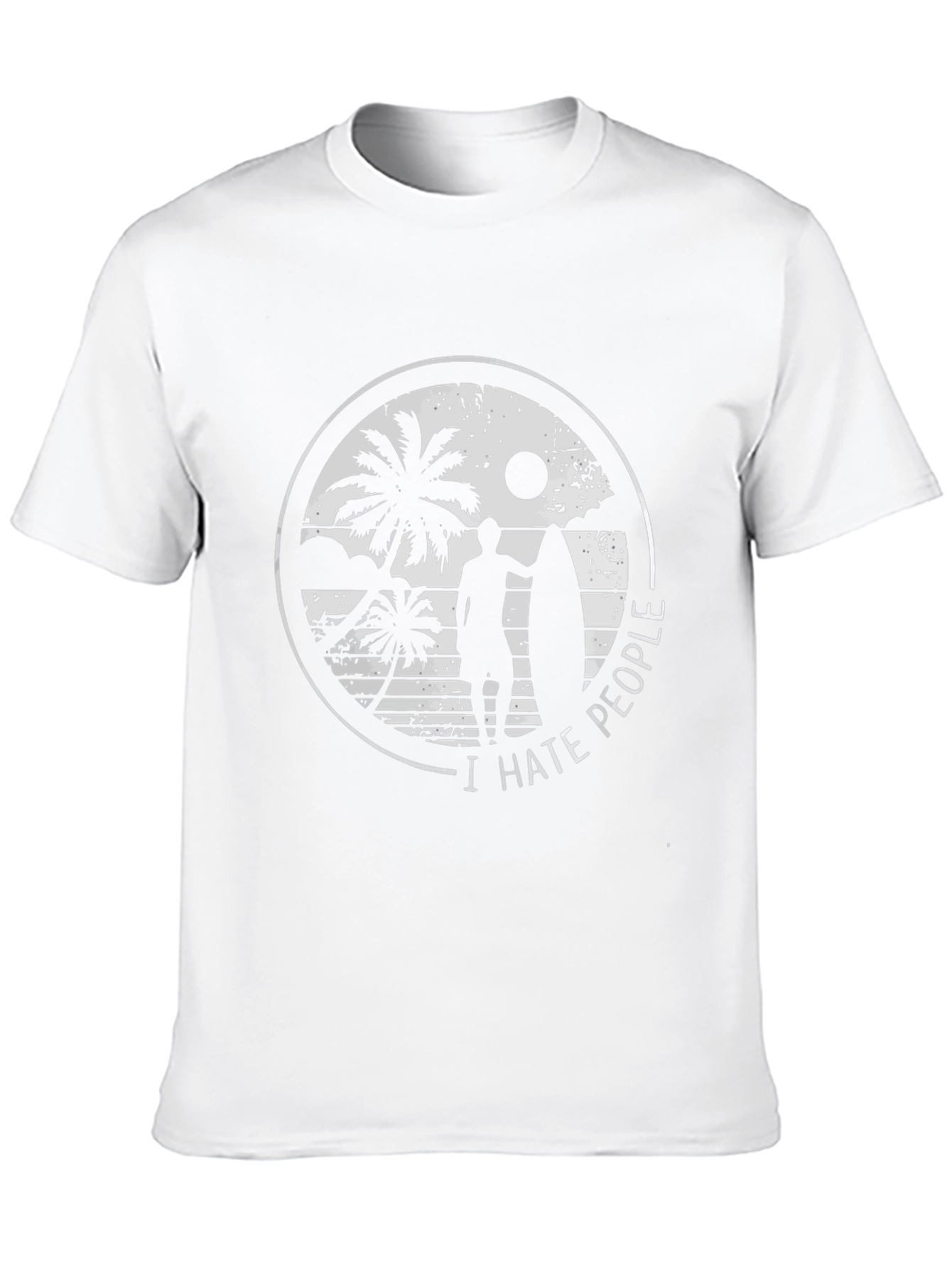 I Hate People Graphic Tee - Beach Vibes