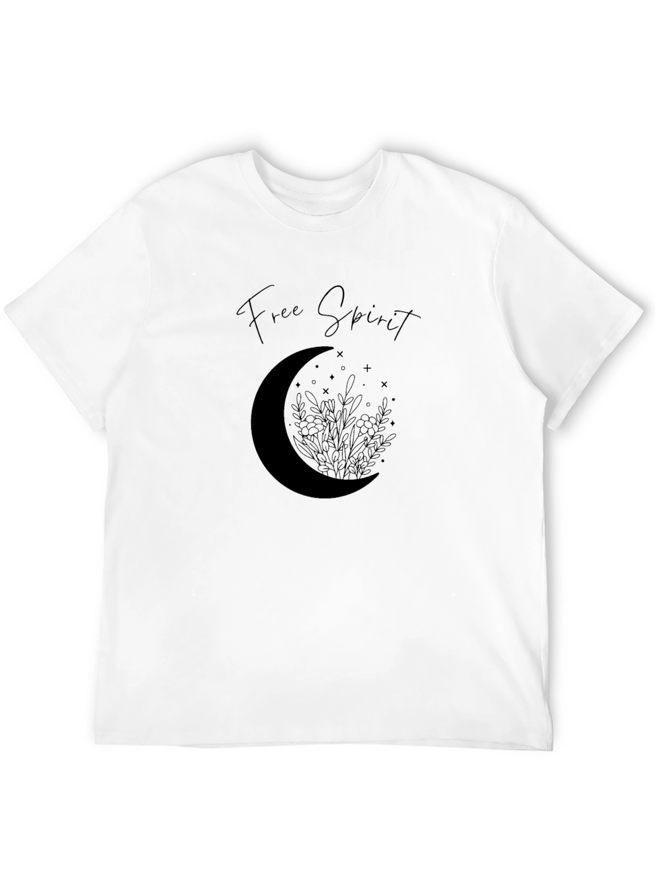 Free Spirit Crescent Moon Graphic Tee