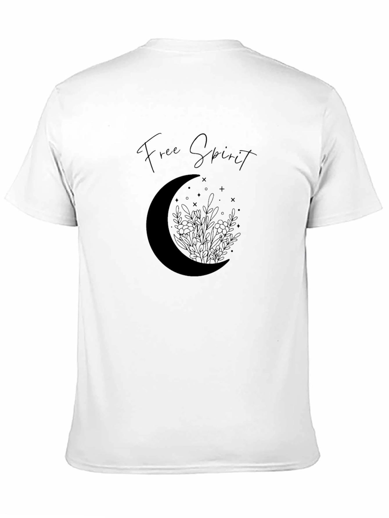 Free Spirit Crescent Moon Graphic Tee
