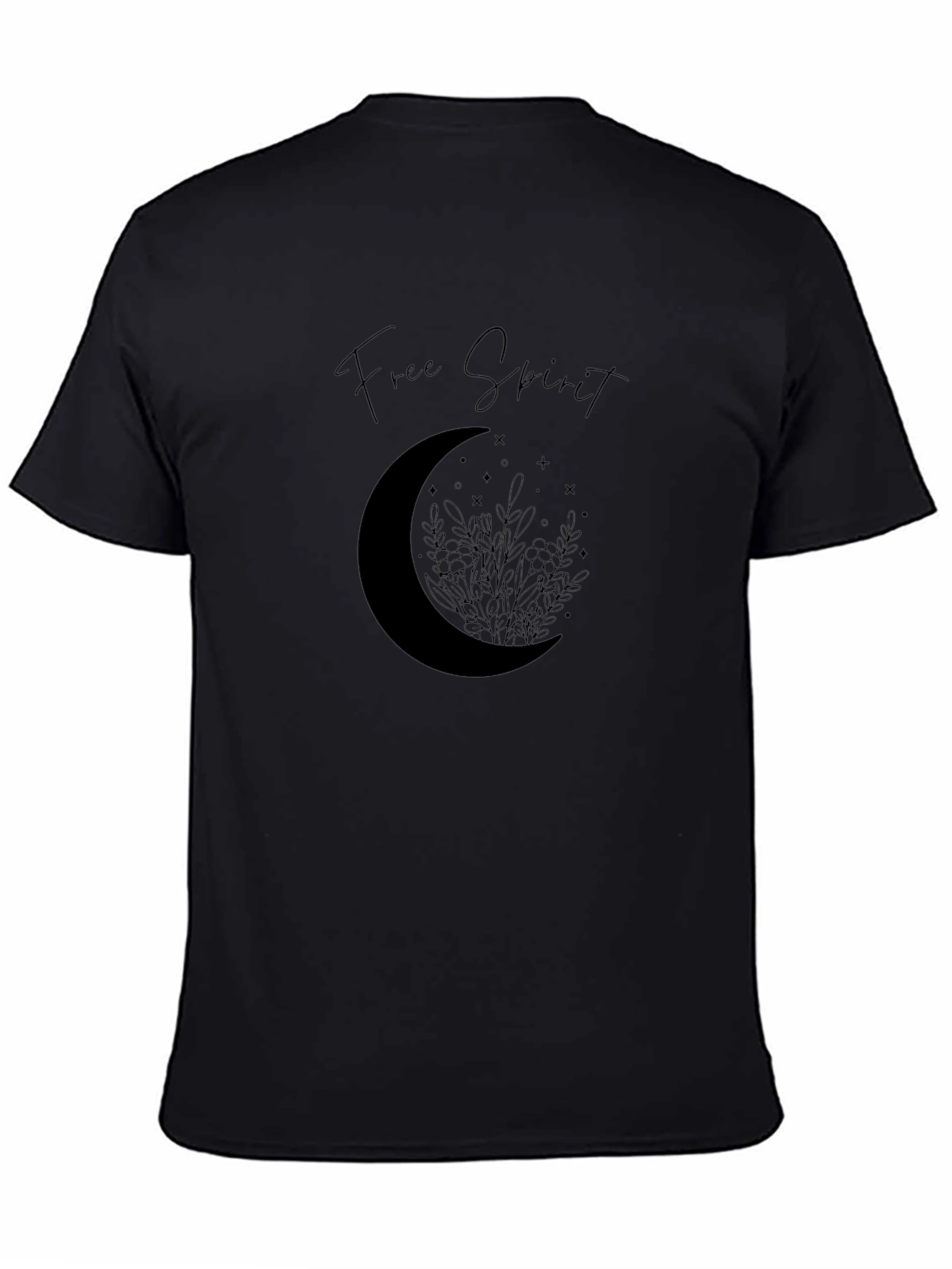 Free Spirit Crescent Moon Graphic Tee
