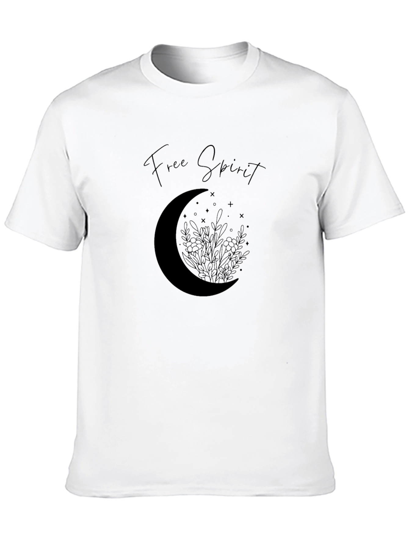 Free Spirit Crescent Moon Graphic Tee