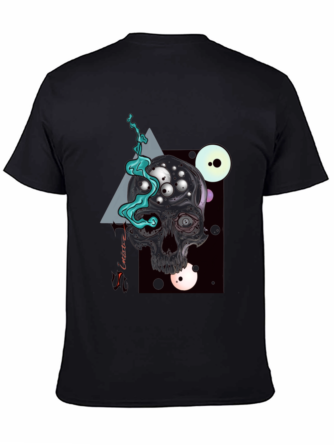 Dark Skull Graphic Tee - Unique Art T-Shirt