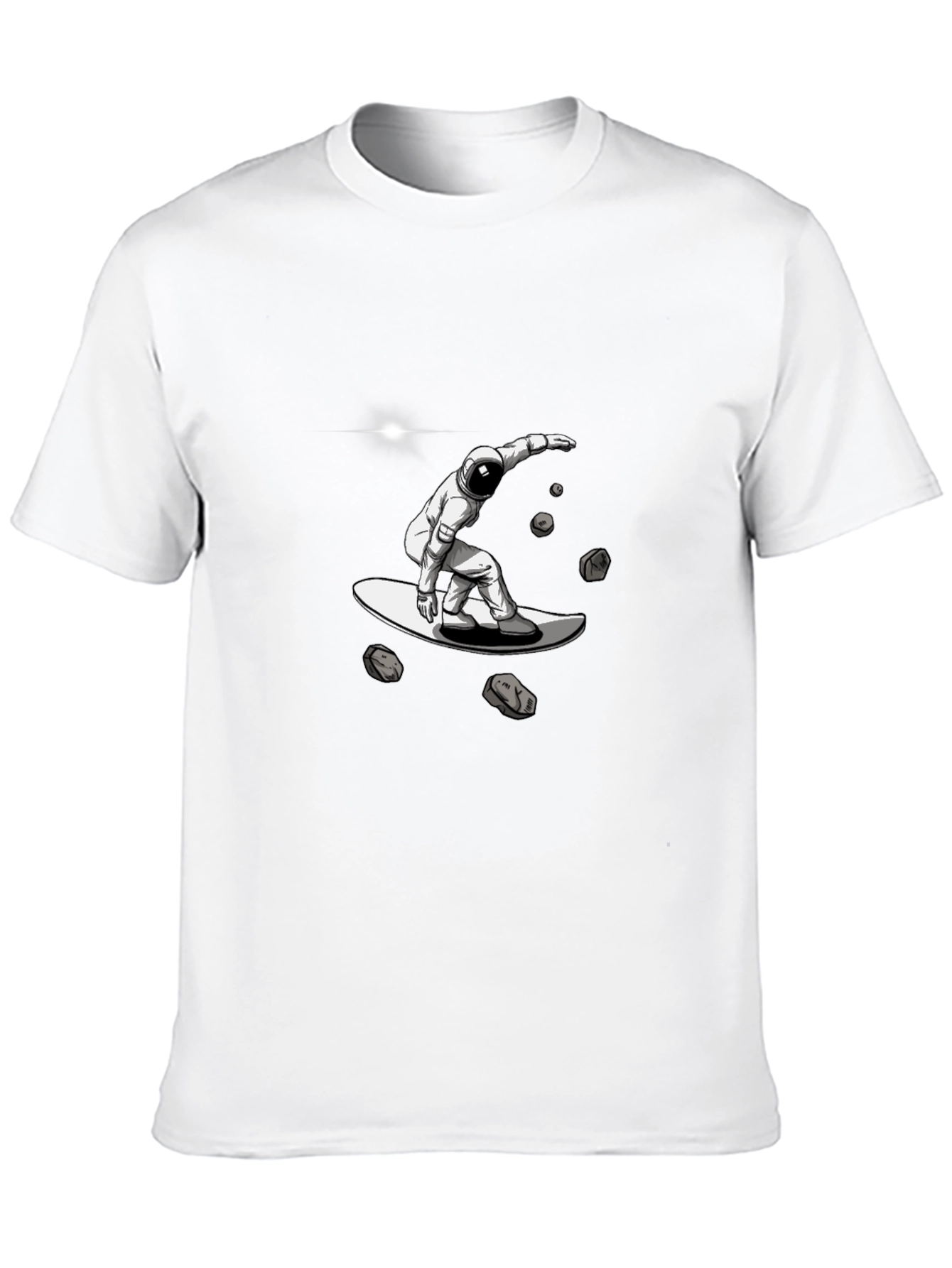 Astronaut Surfing T-Shirt - Galaxy Rider Tee