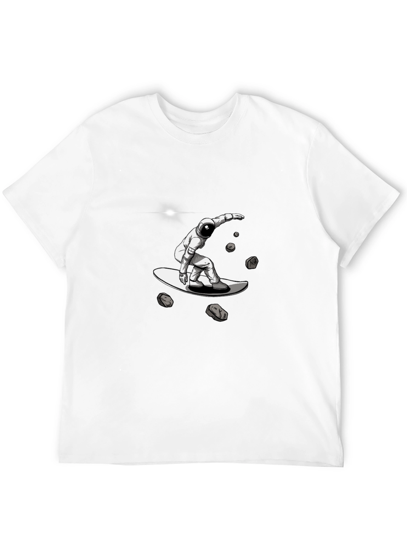 Astronaut Surfing T-Shirt - Galaxy Rider Tee