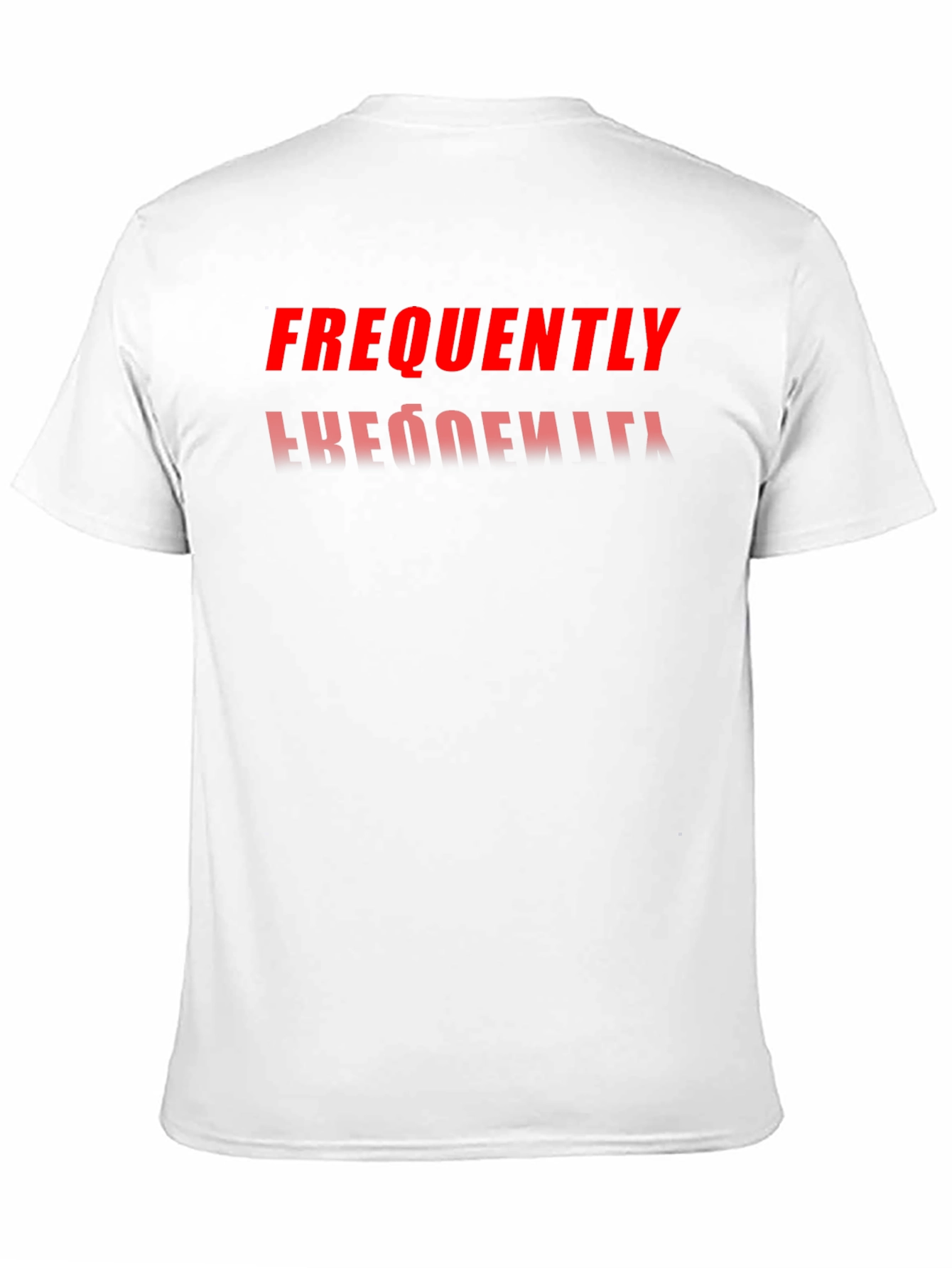 Frequently T-Shirt | Reflective Text Tee