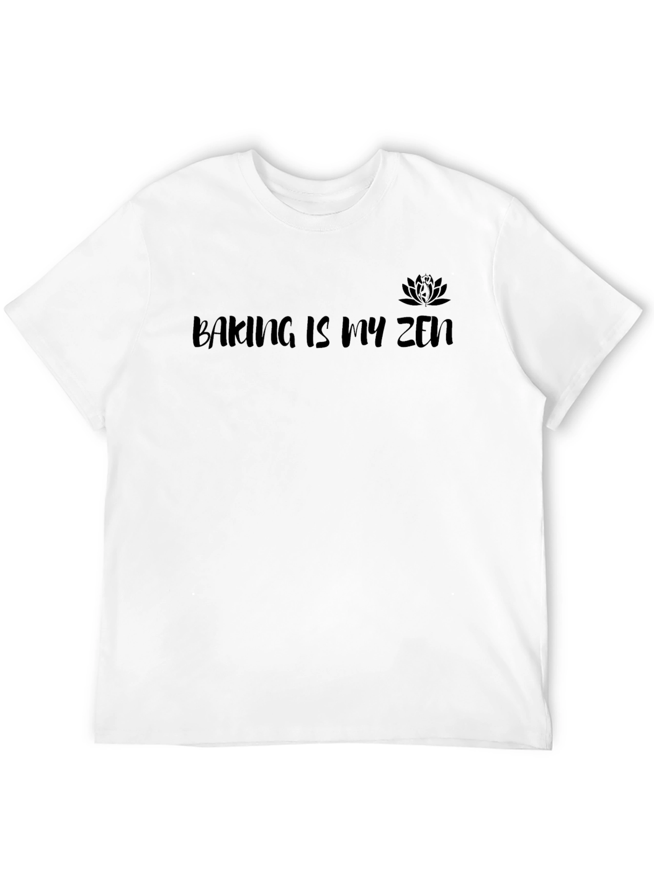 Baking Is My Zen Black Graphic Tee