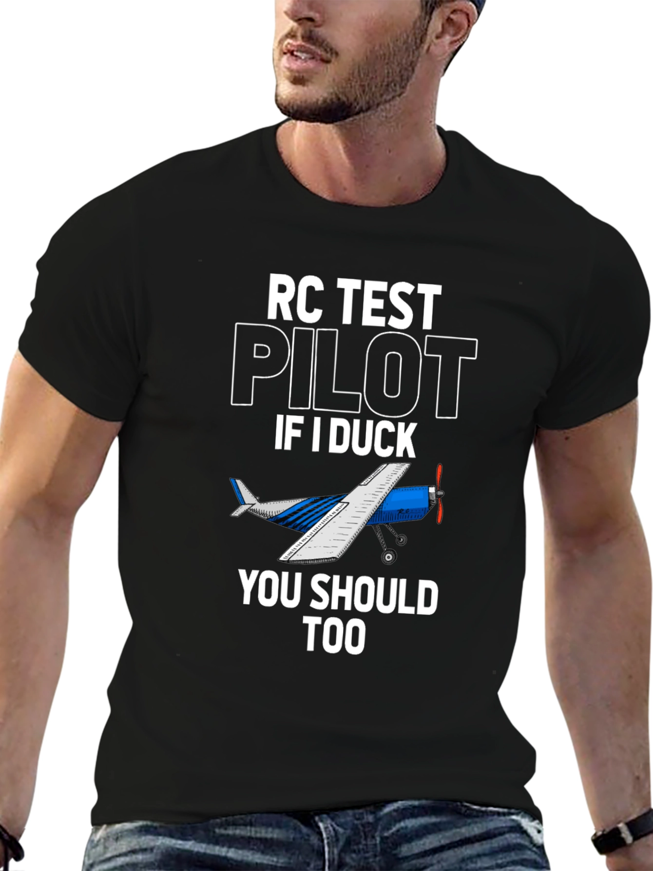 RC Test Pilot T-Shirt - Aviation Humor Tee
