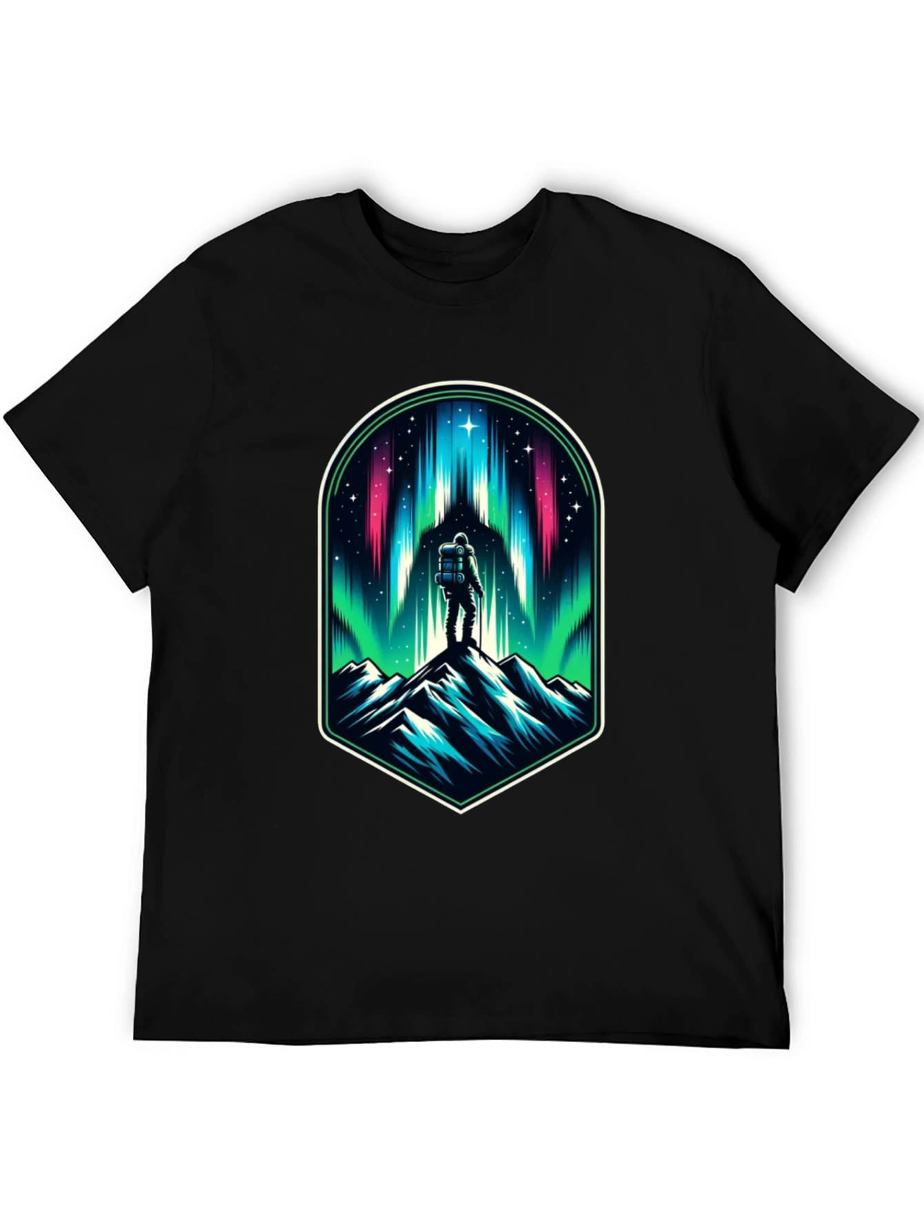Aurora Climber Graphic Tee - Black