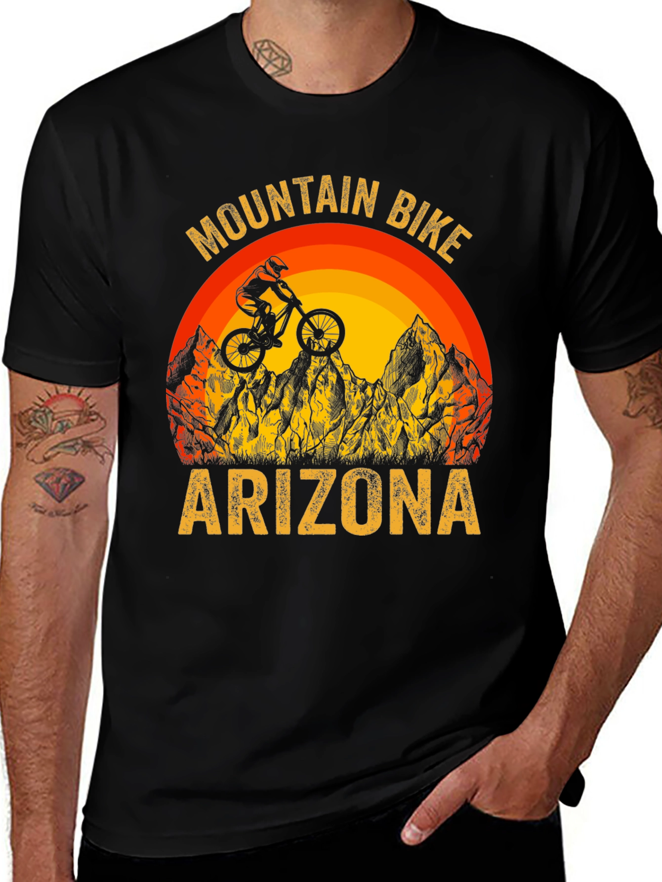 Mountain Bike Arizona Graphic T-Shirt