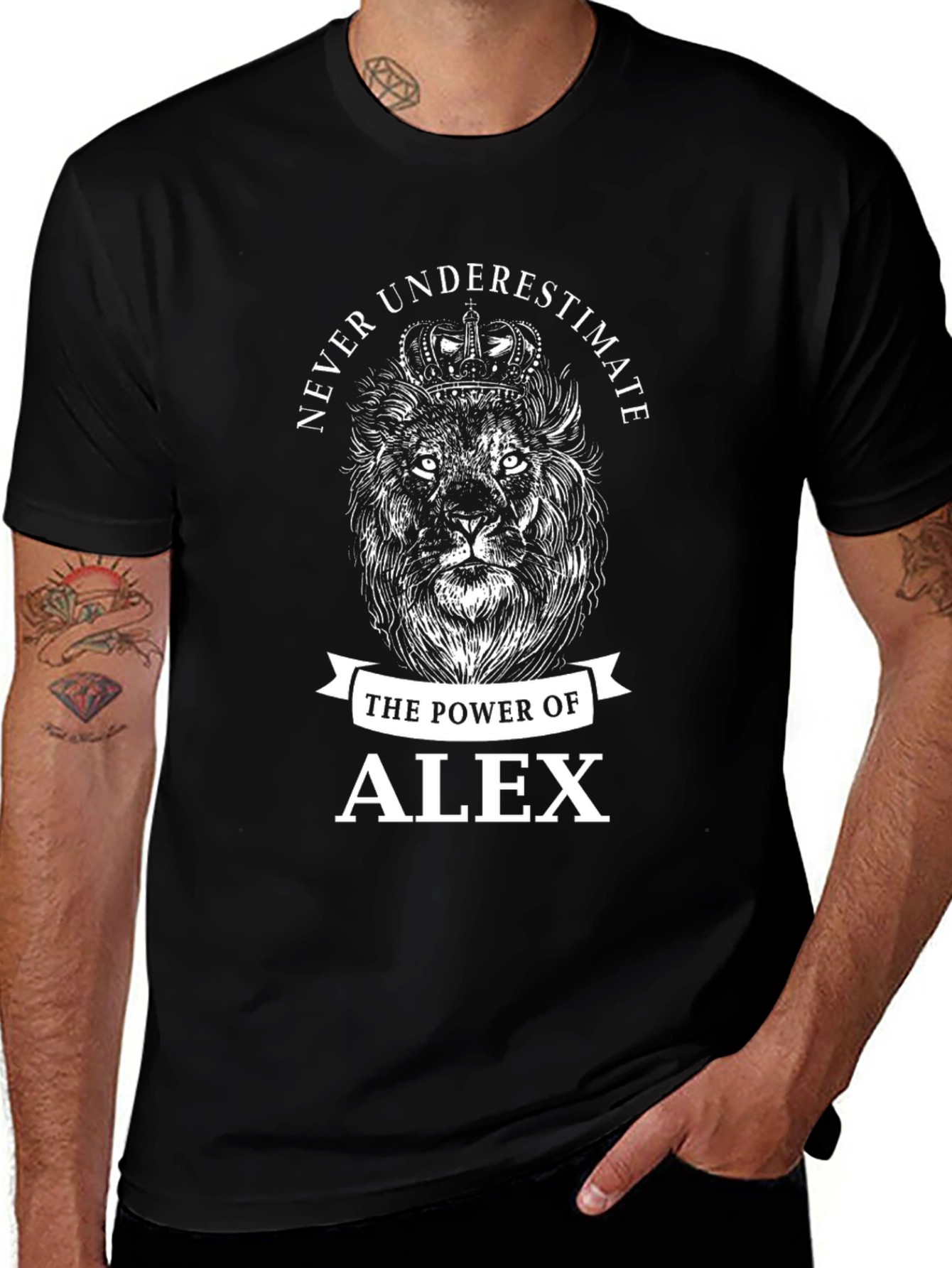 Never Underestimate Alex Lion T-Shirt