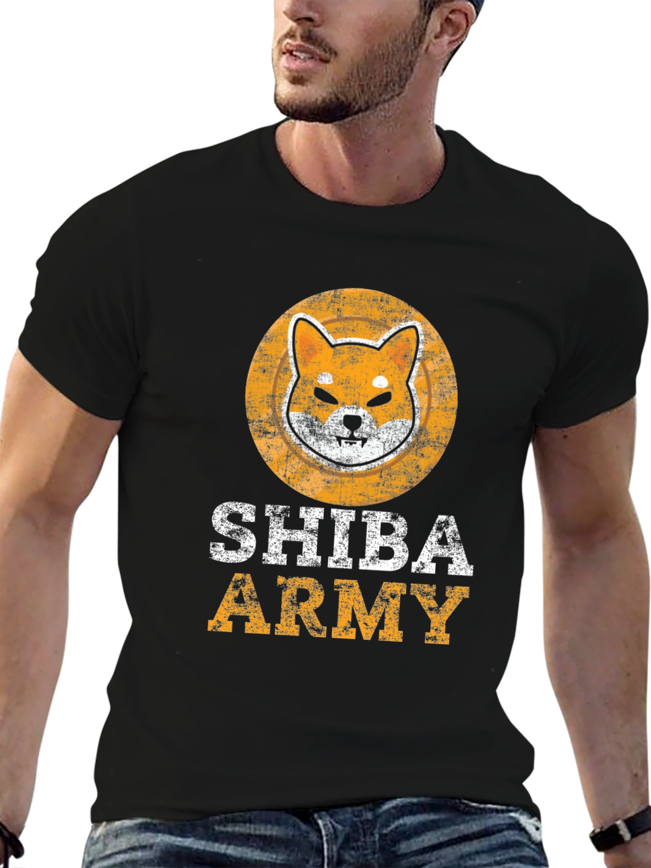 Shiba Army Graphic T-Shirt - Crypto Doge Fan Tee