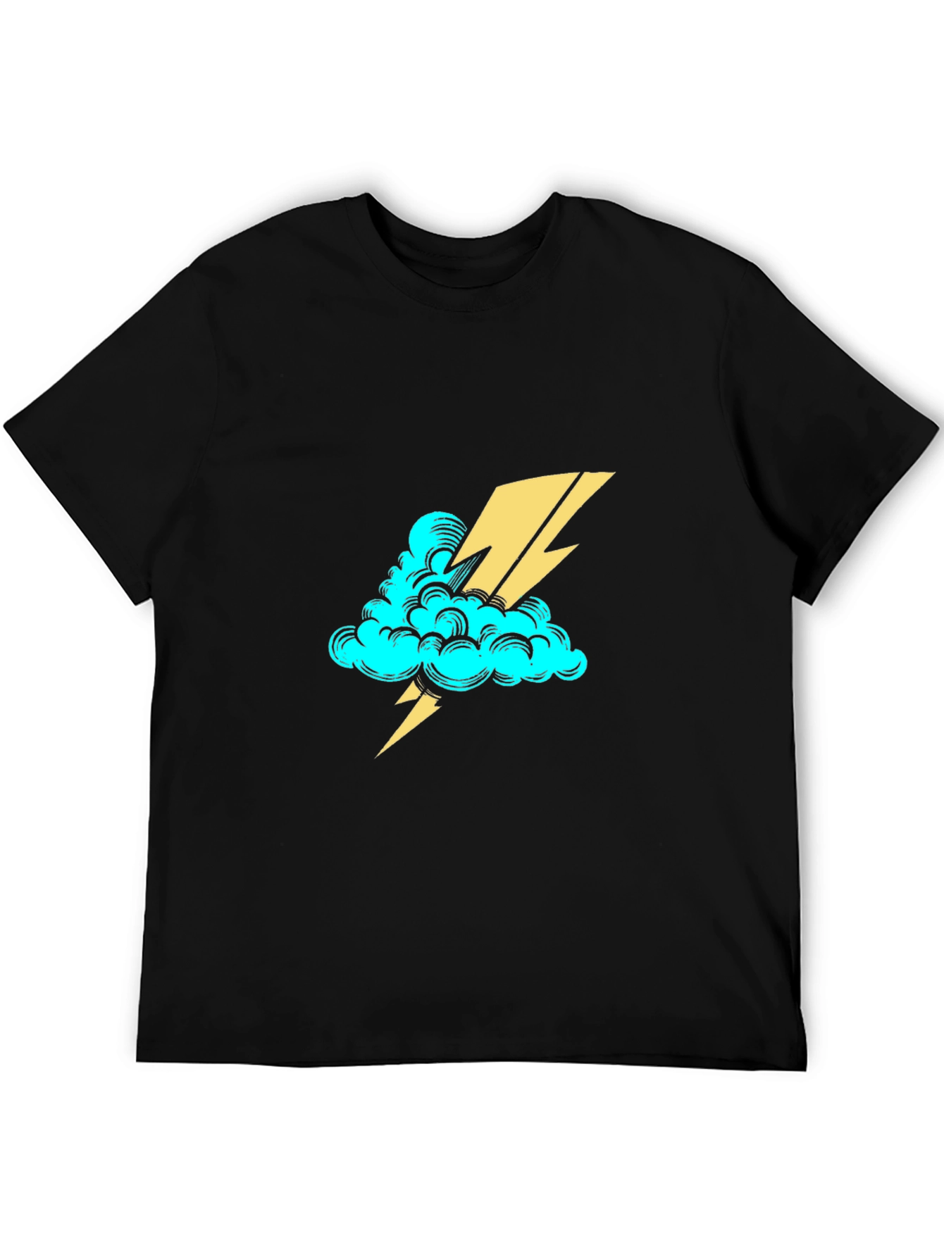 Cloud & Lightning Bolt Graphic Tee