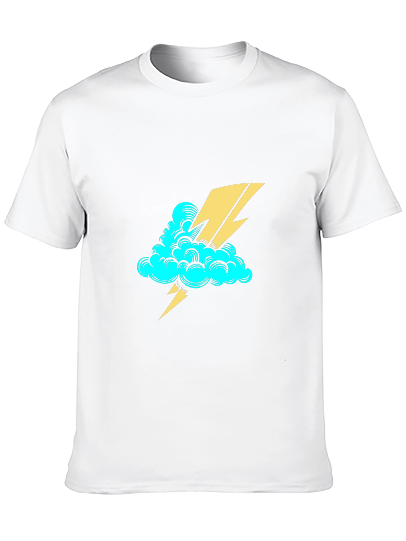 Cloud & Lightning Bolt Graphic Tee