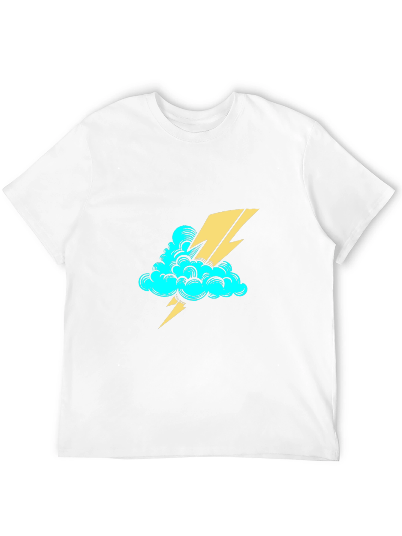 Cloud & Lightning Bolt Graphic Tee