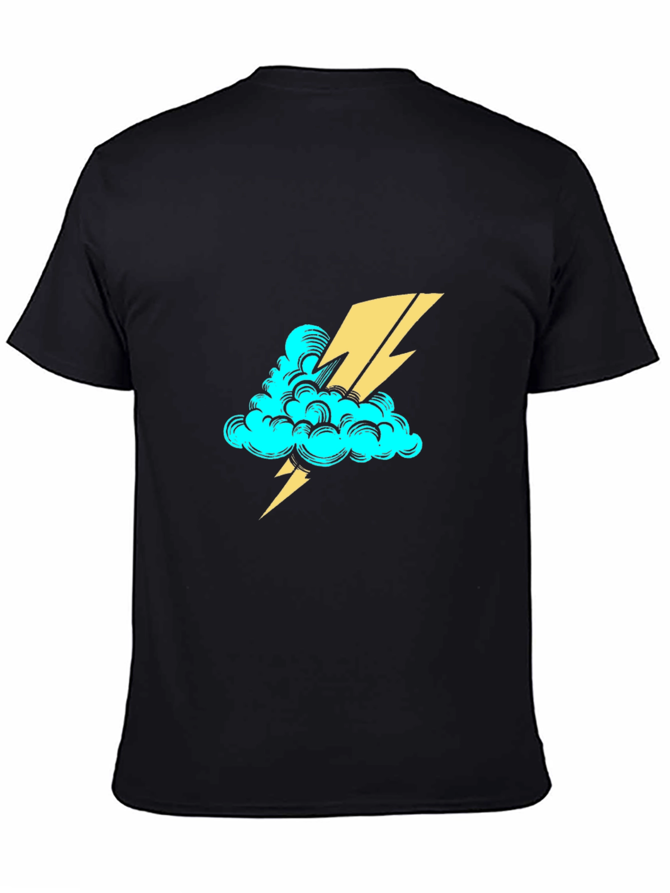 Cloud & Lightning Bolt Graphic Tee
