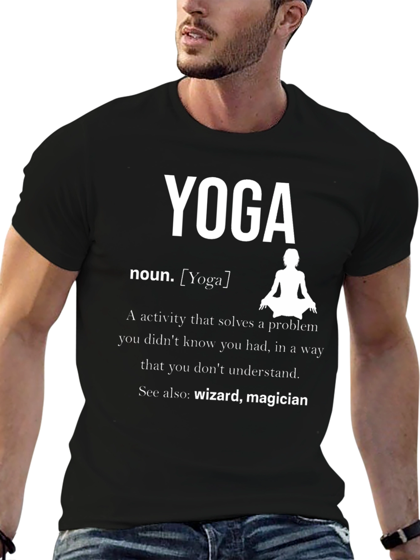 Yoga Definition T-Shirt: Wizard Magician Tee