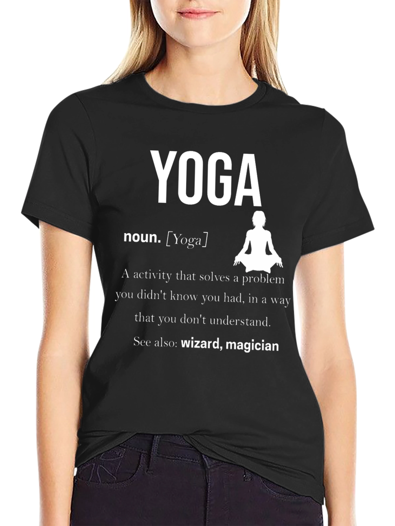 Yoga Definition T-Shirt: Wizard Magician Tee