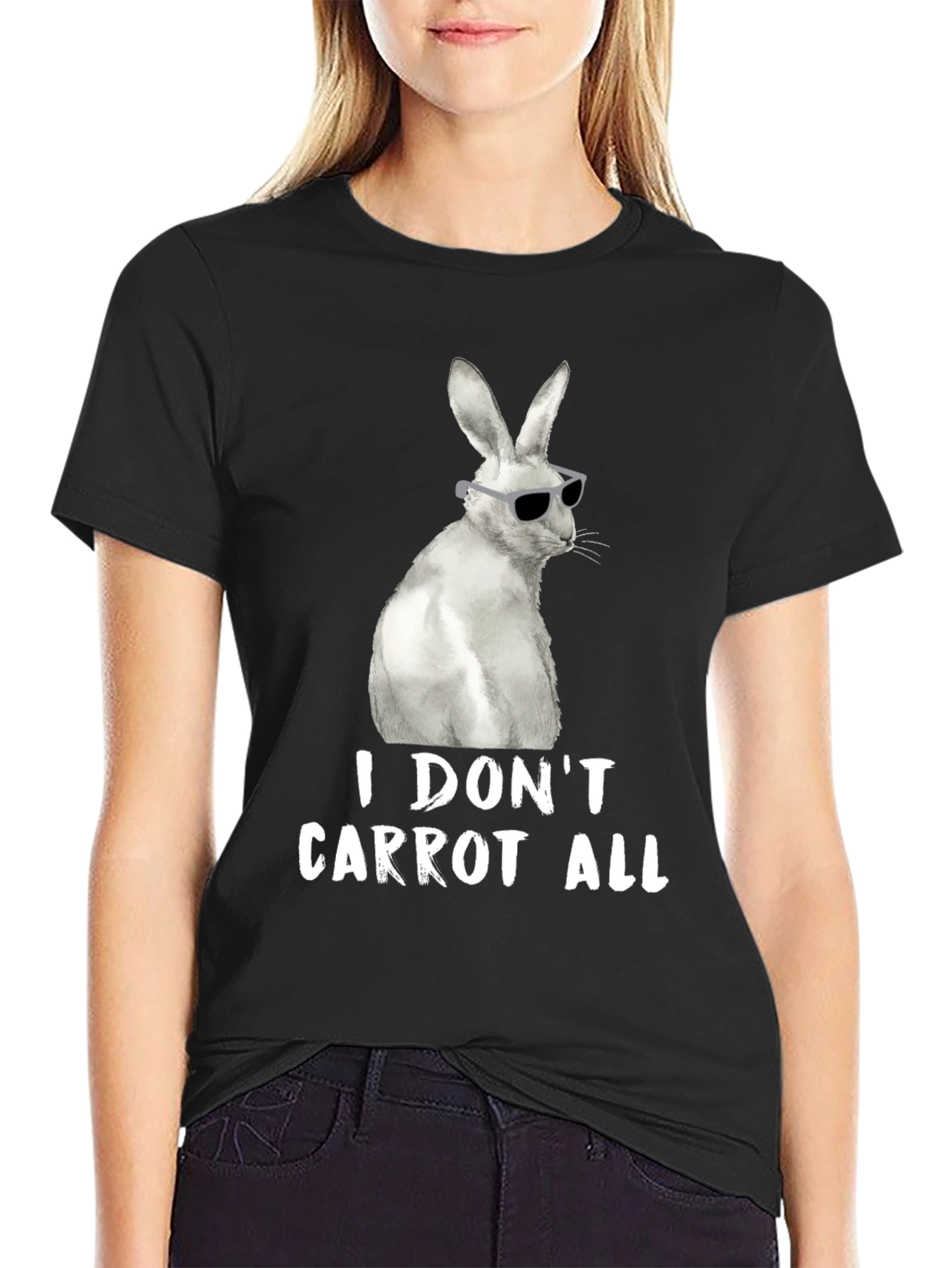Cool Rabbit T-Shirt - I Dont Carrot All