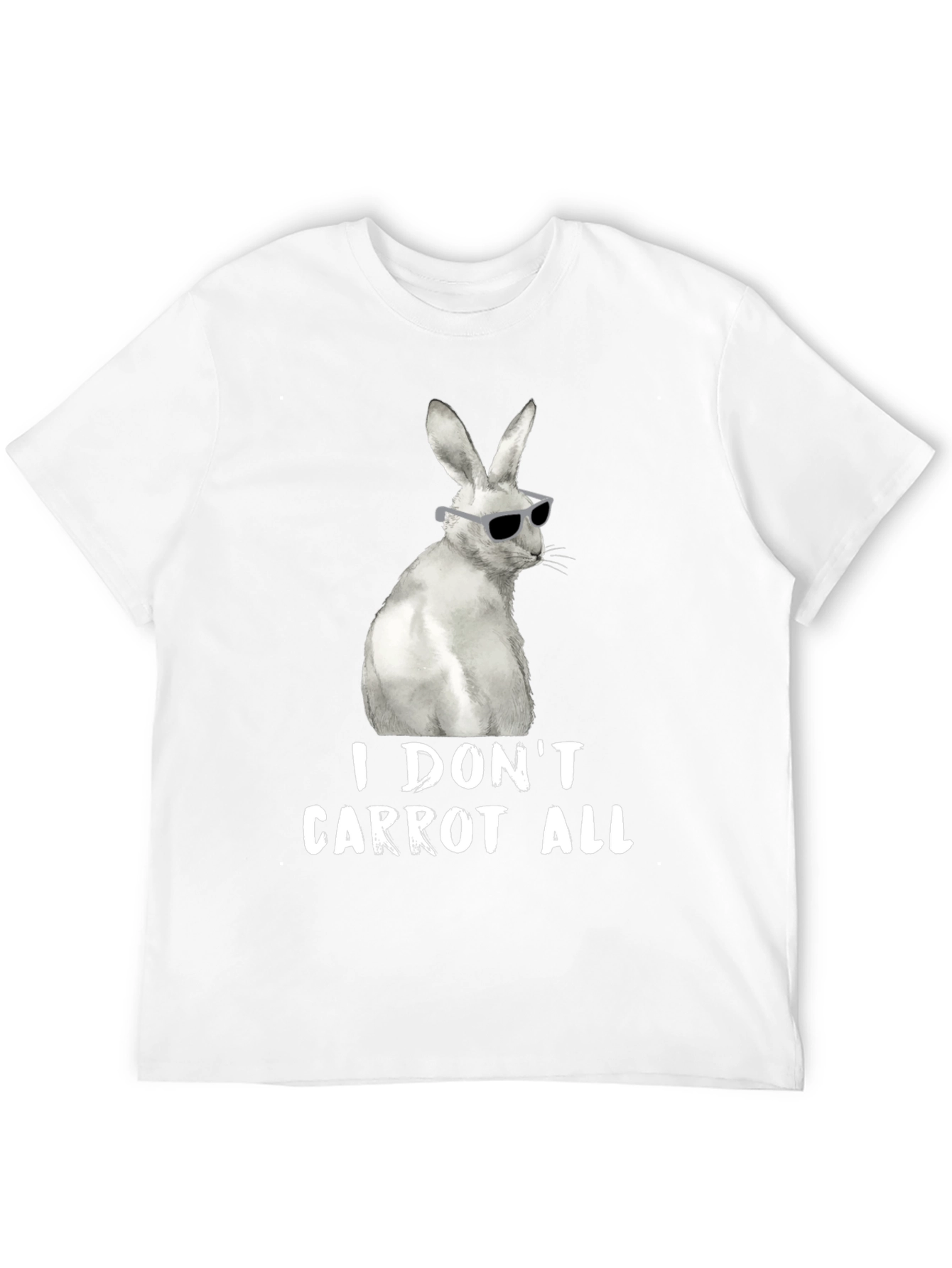 Cool Rabbit T-Shirt - I Dont Carrot All