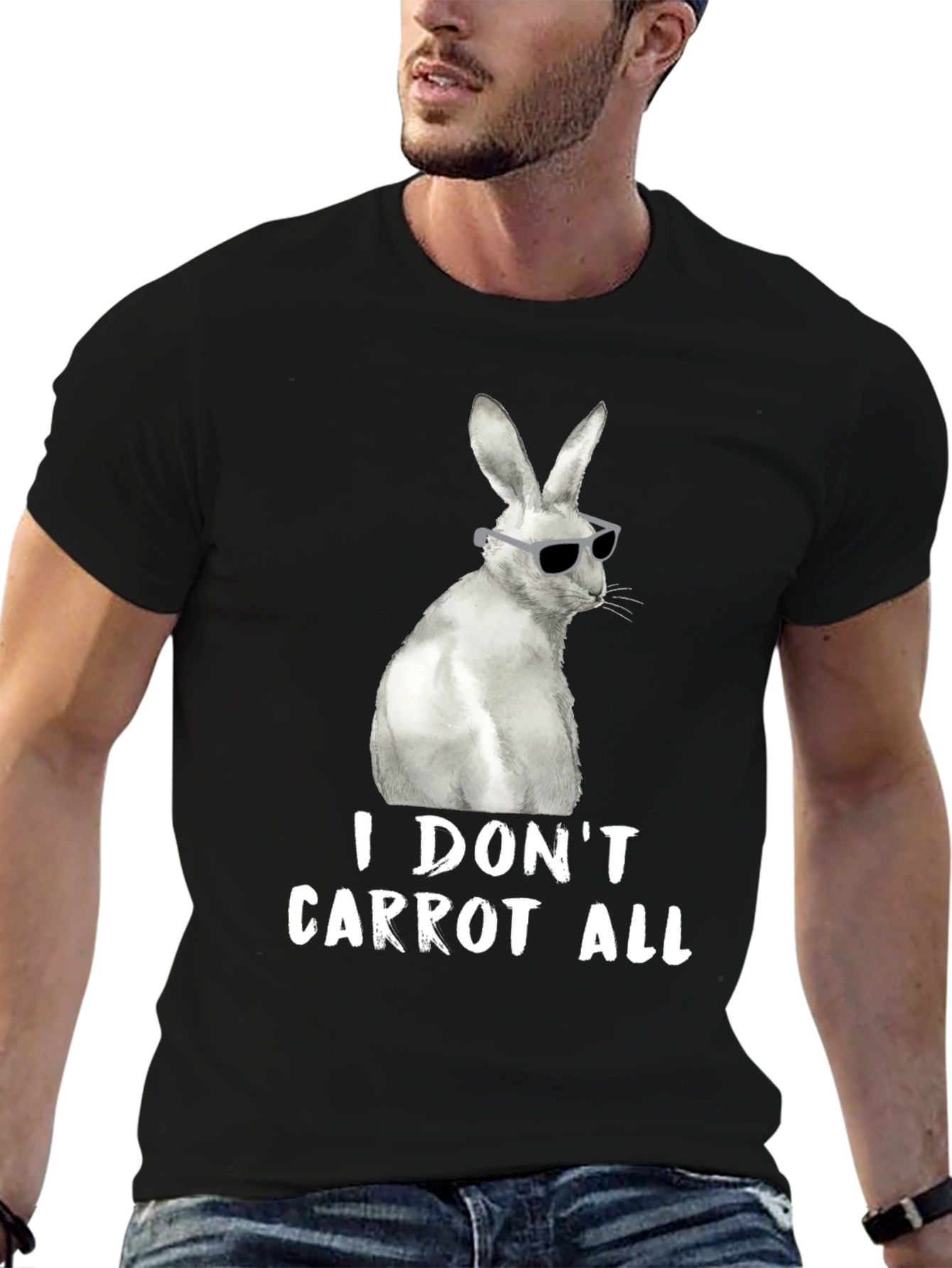 Cool Rabbit T-Shirt - I Dont Carrot All