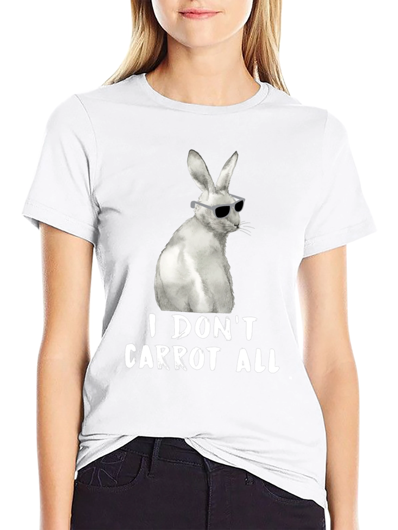Cool Rabbit T-Shirt - I Dont Carrot All