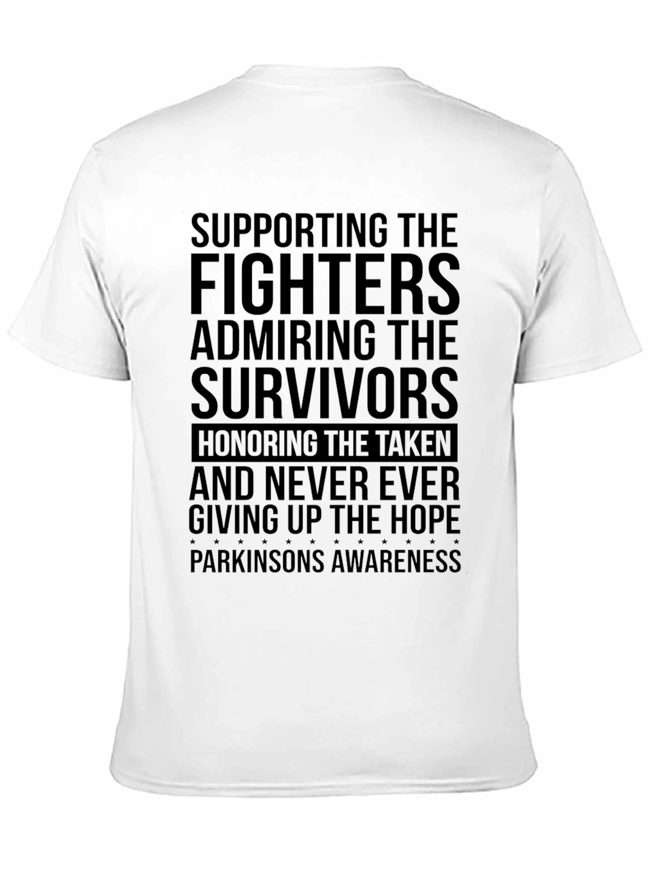 Parkinsons Awareness T-Shirt: Supporting Fighters