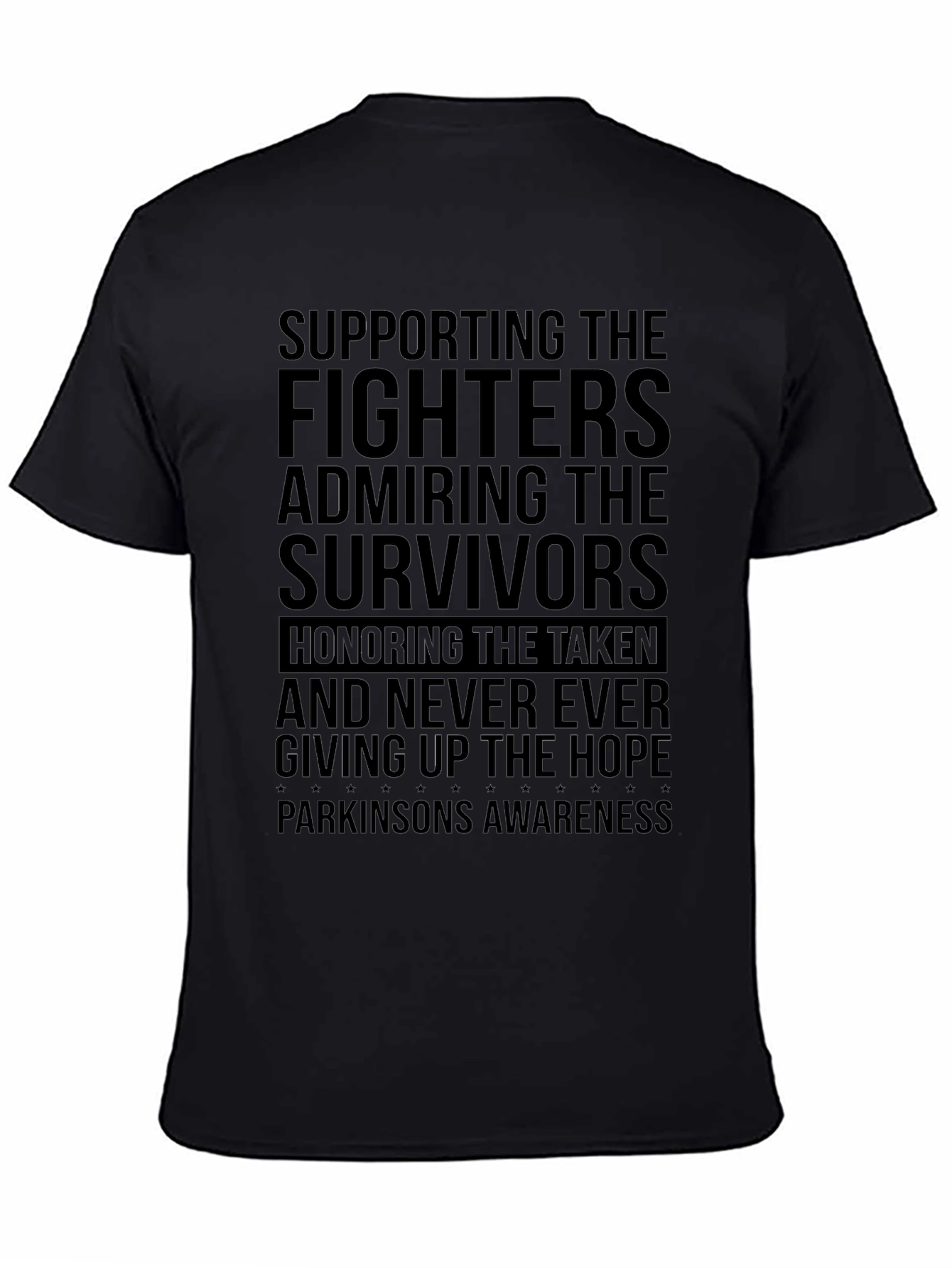 Parkinsons Awareness T-Shirt: Supporting Fighters