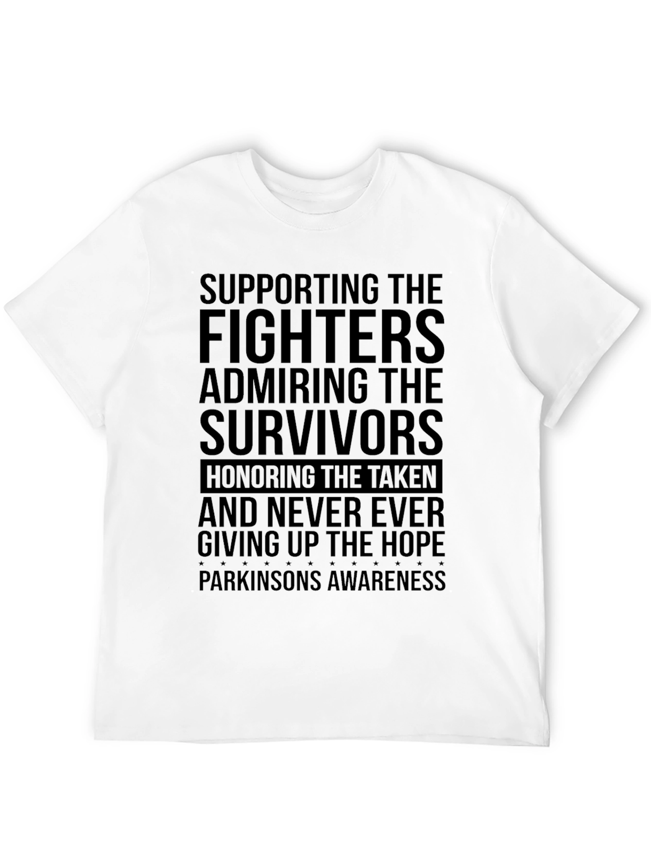 Parkinsons Awareness T-Shirt: Supporting Fighters