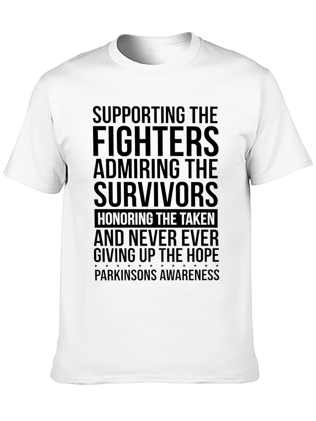 Parkinsons Awareness T-Shirt: Supporting Fighters