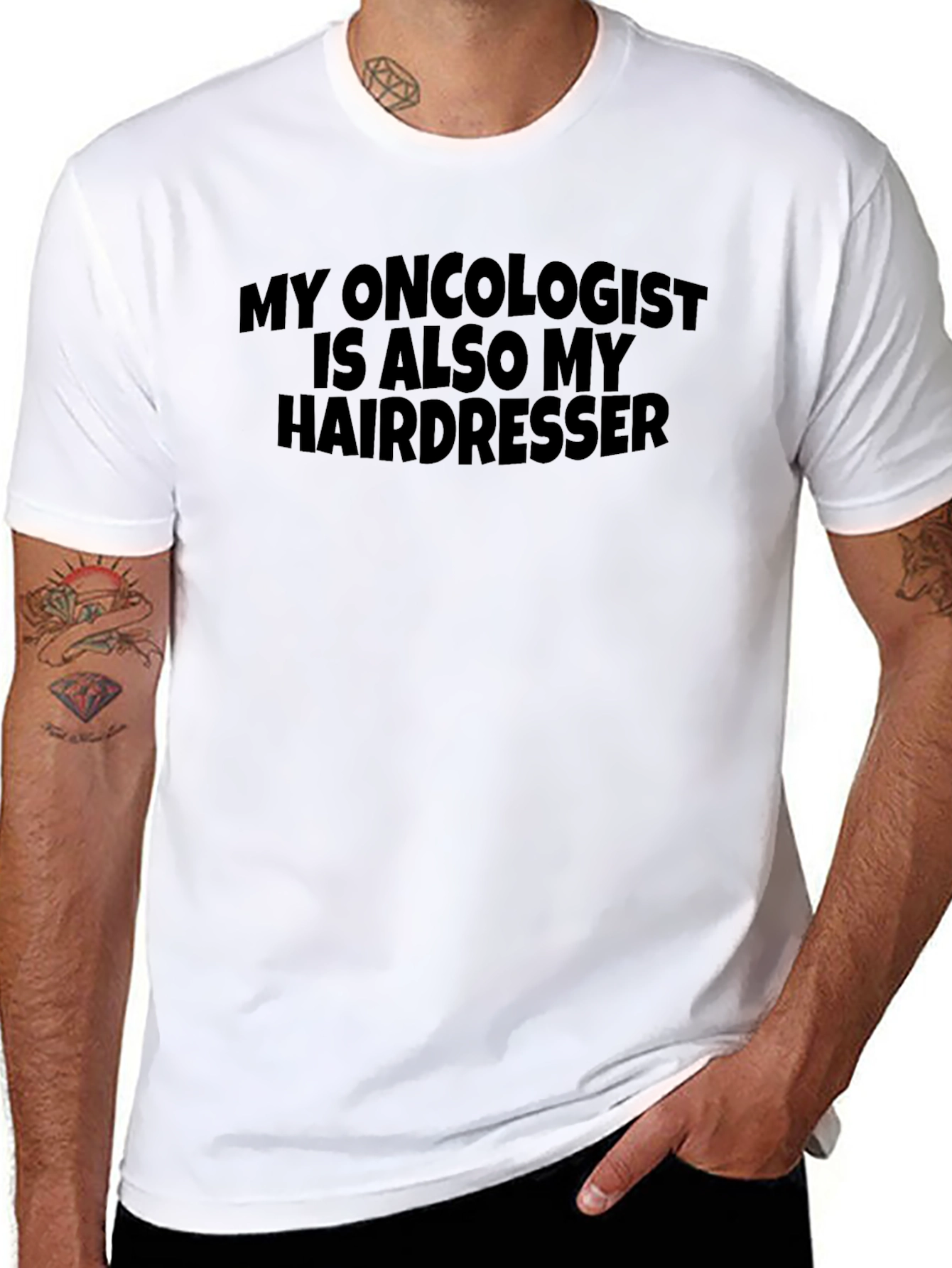 Funny Oncologist Hairdresser Graphic Tee