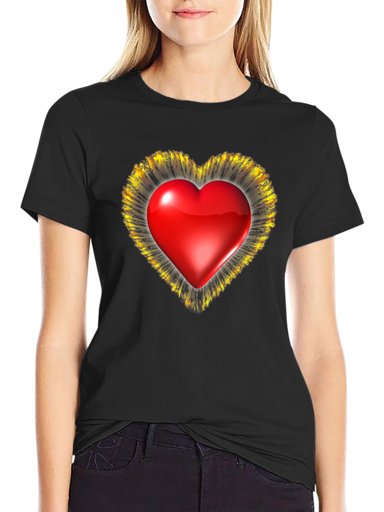 Heart Graphic T-Shirt - Valentines Day Special