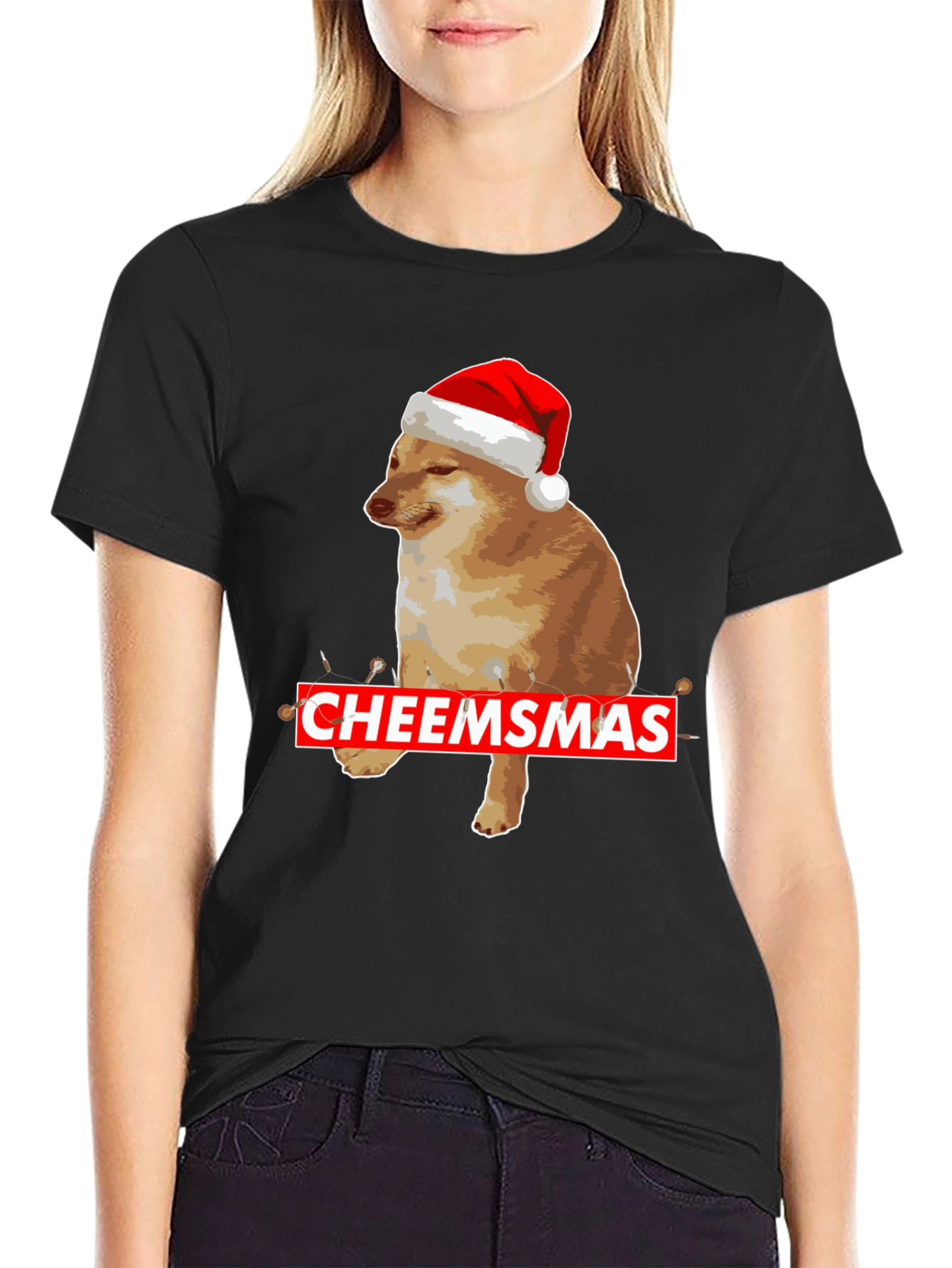 Cheemsmas Dog Christmas T-Shirt